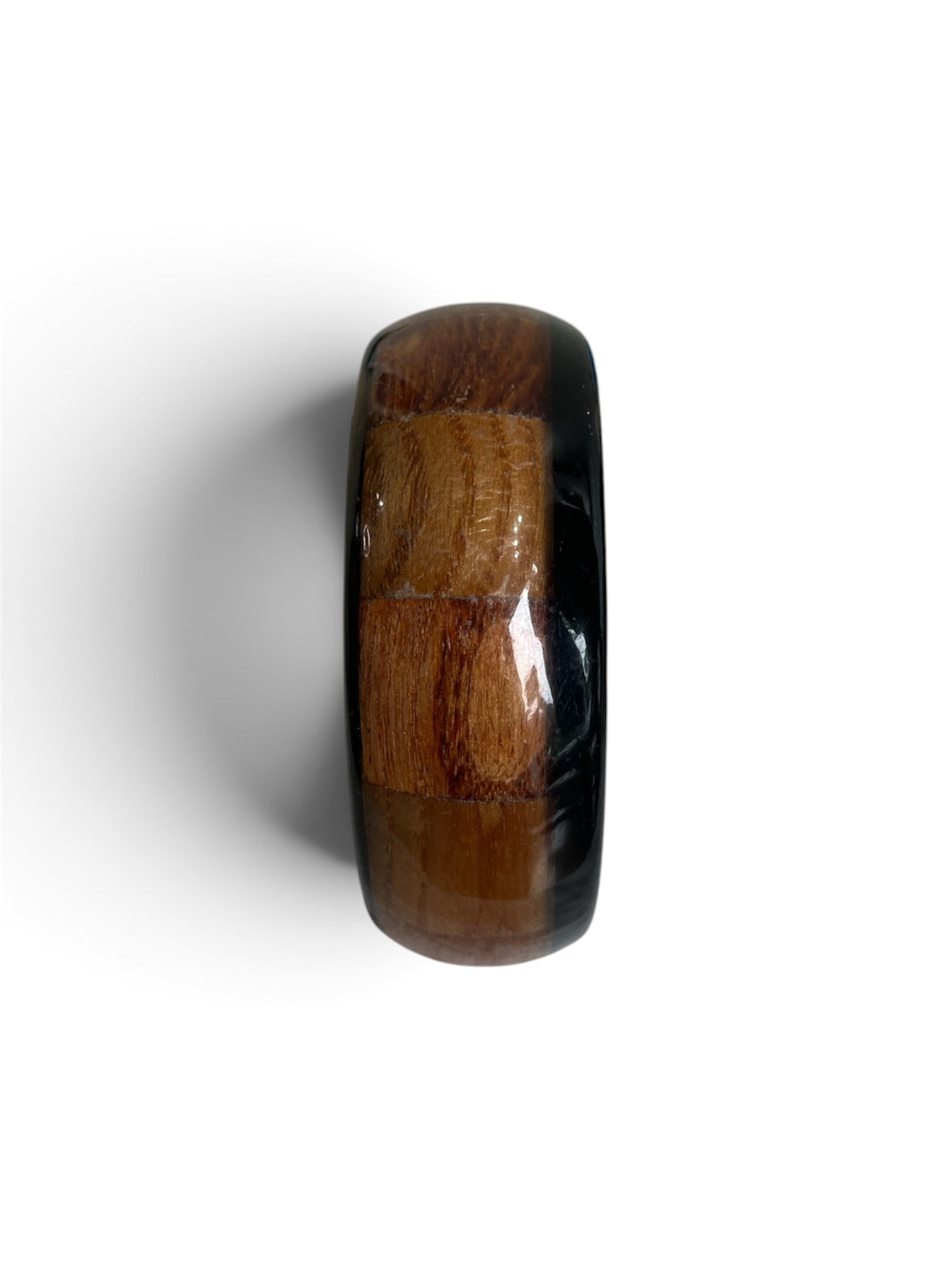 1980s Wooden Resin Bangle