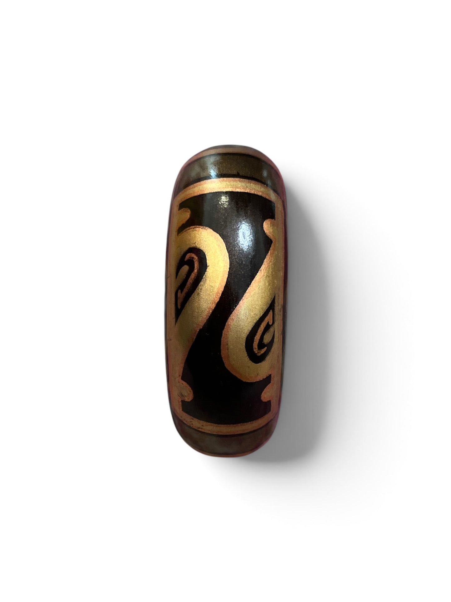 1970s Wooden Painted Wooden Bangle