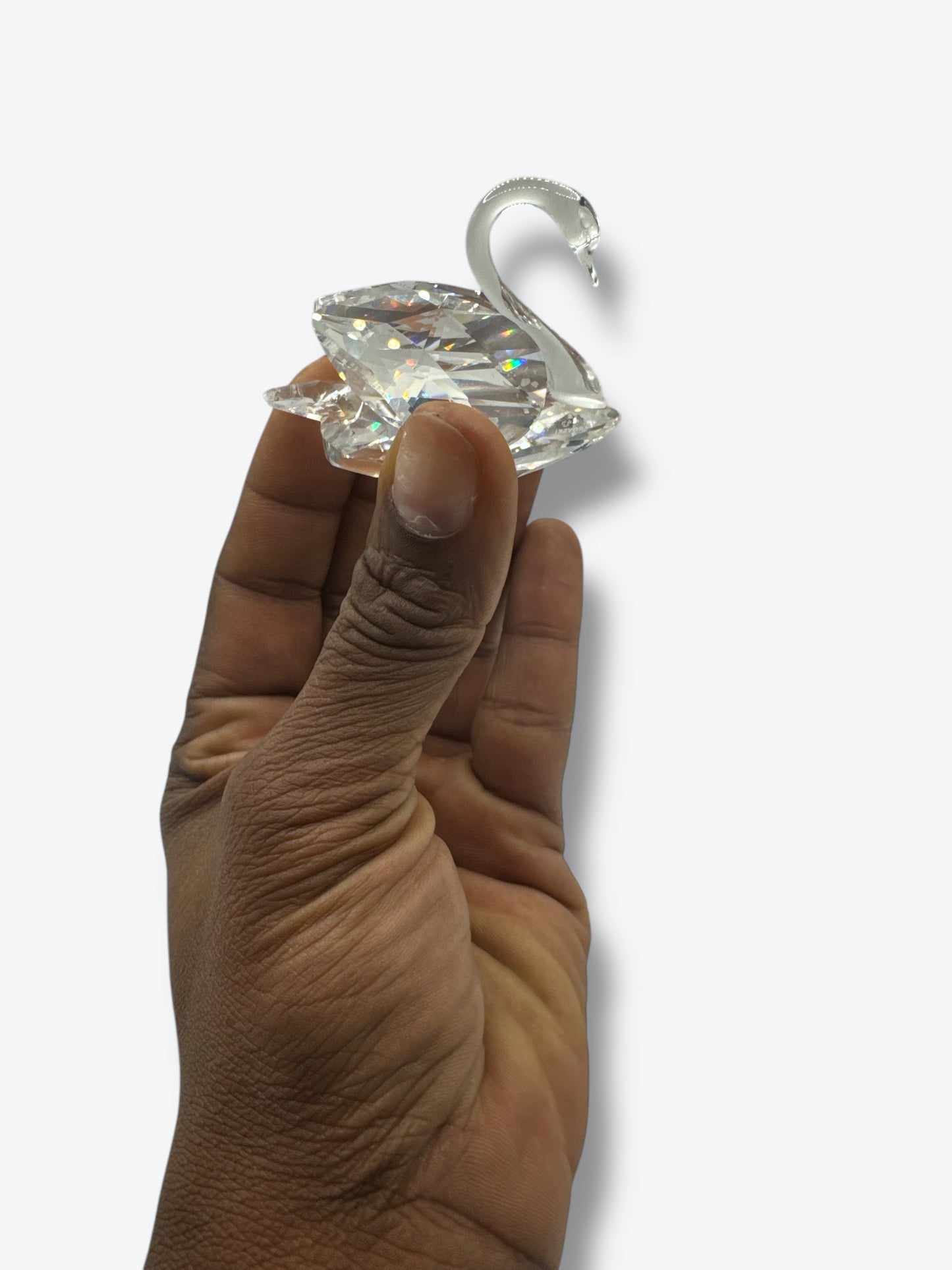 Vintage Swarovski Crystal Swan (A7633NR50000)