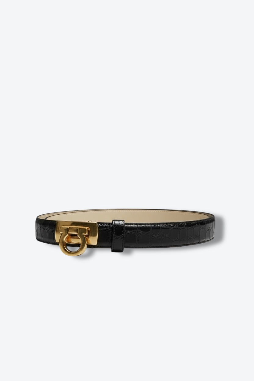 1990s “Vignon” Leather Embossed Belt