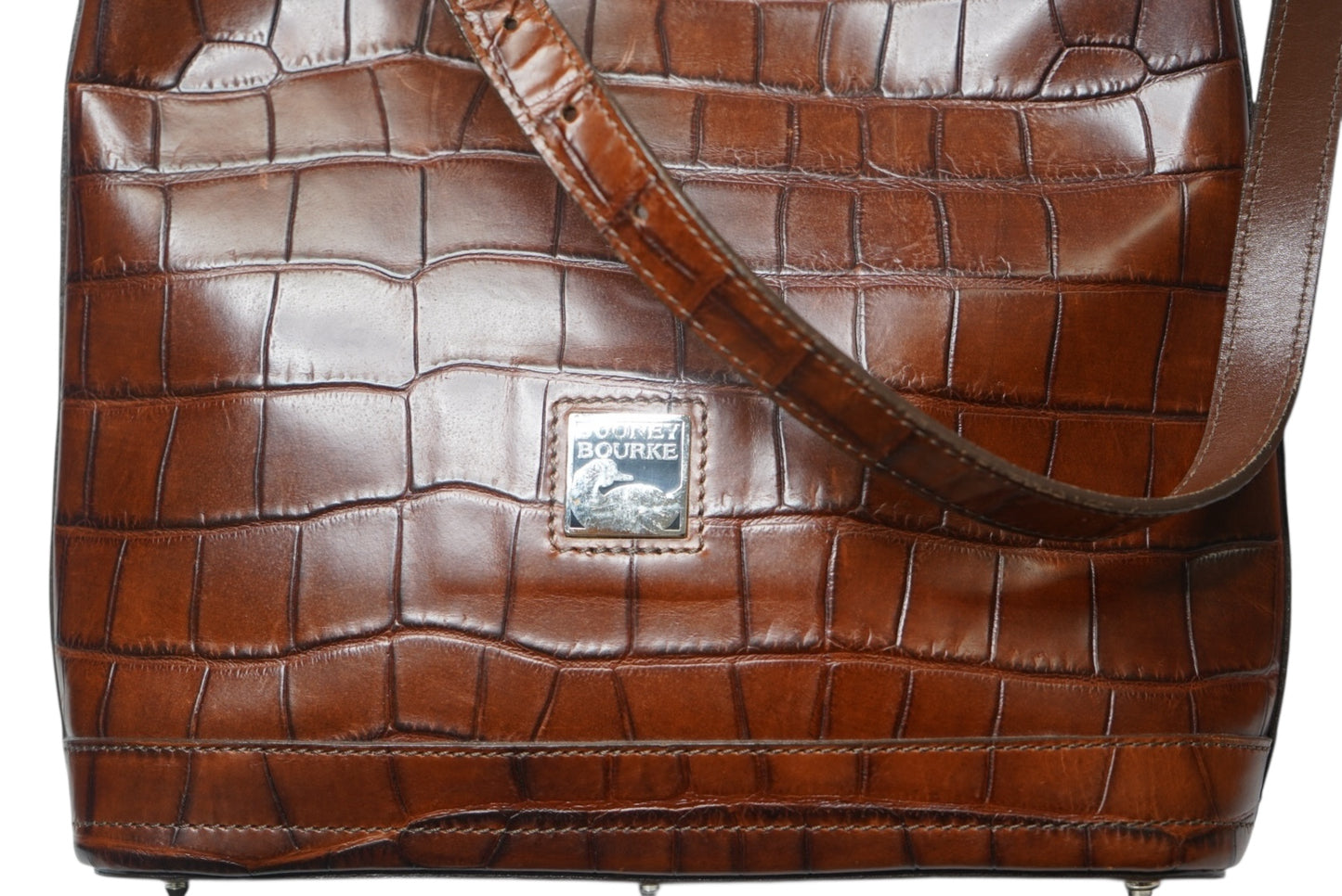 #93. Y2K Alto/Croco Dooney & Bourne Brown Embossed Collection