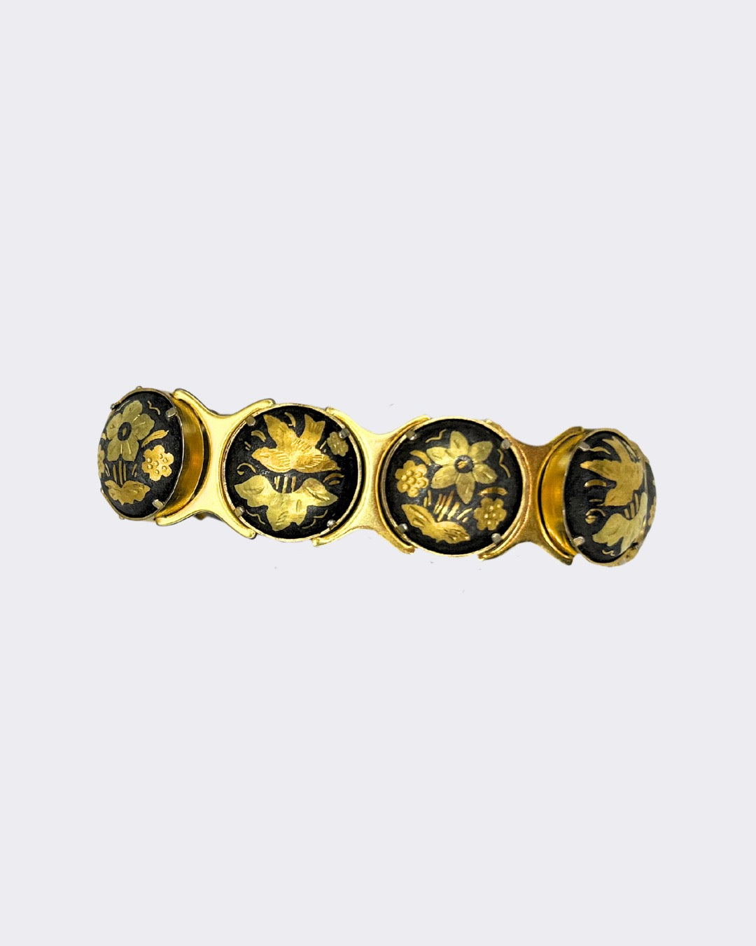 1970s Damascene Bracelet