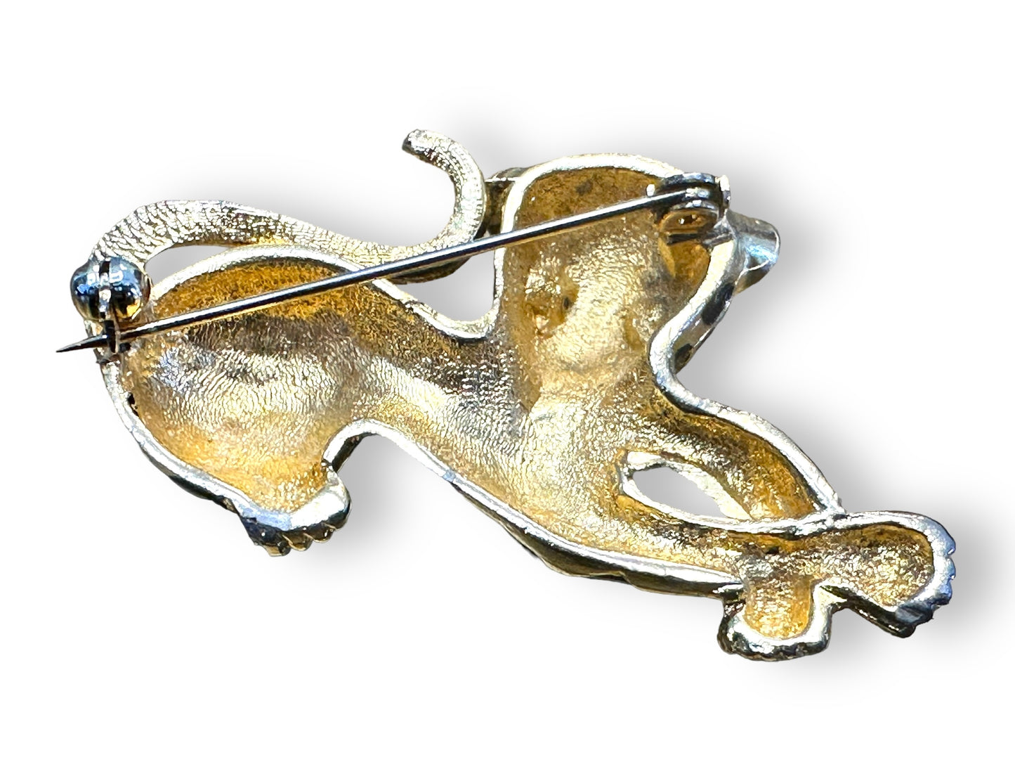 1990s Cheetah + Black Cheetah Brooch