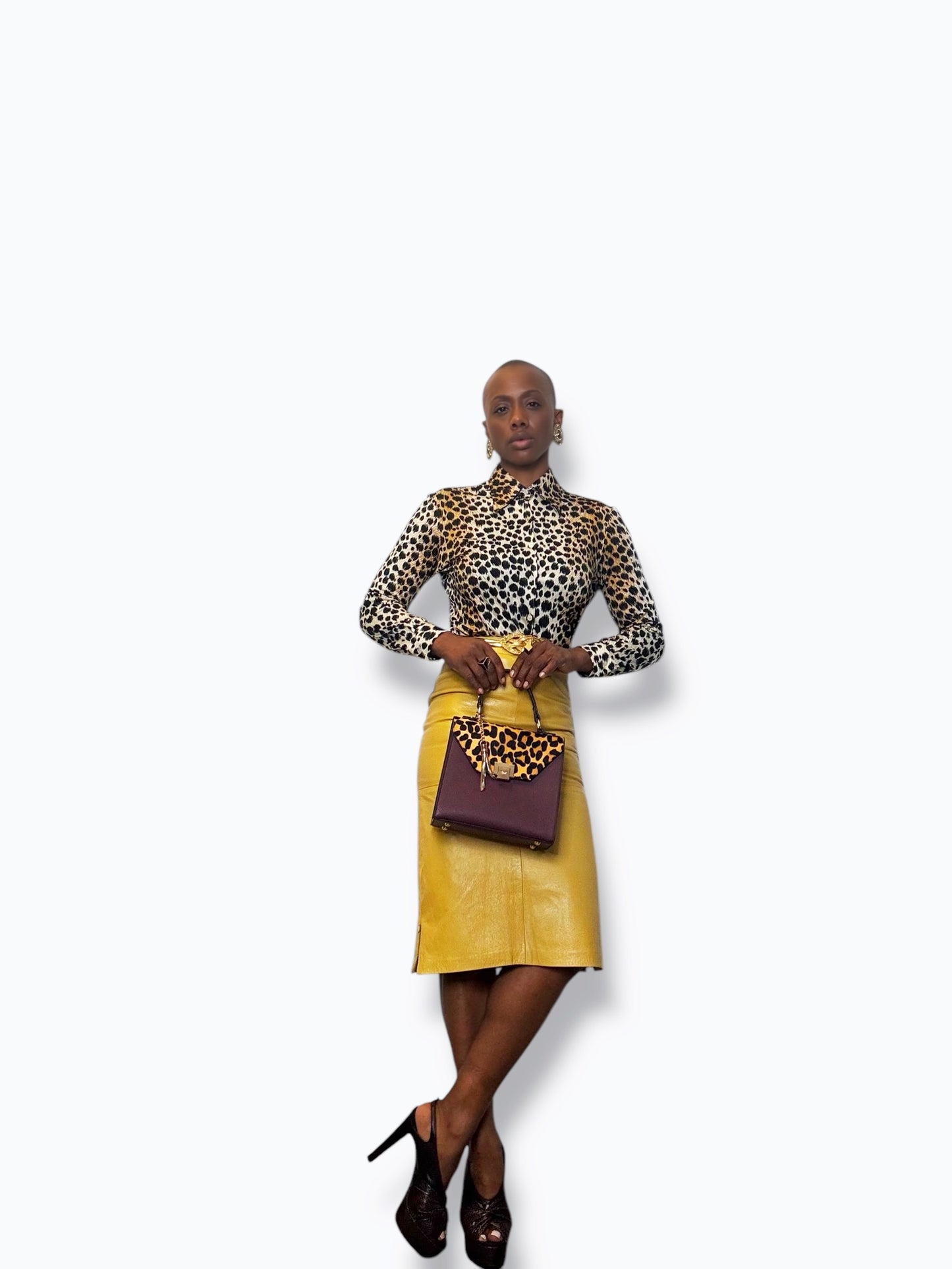 1970s "Wiletta" Cheetah/Leopard Button Up