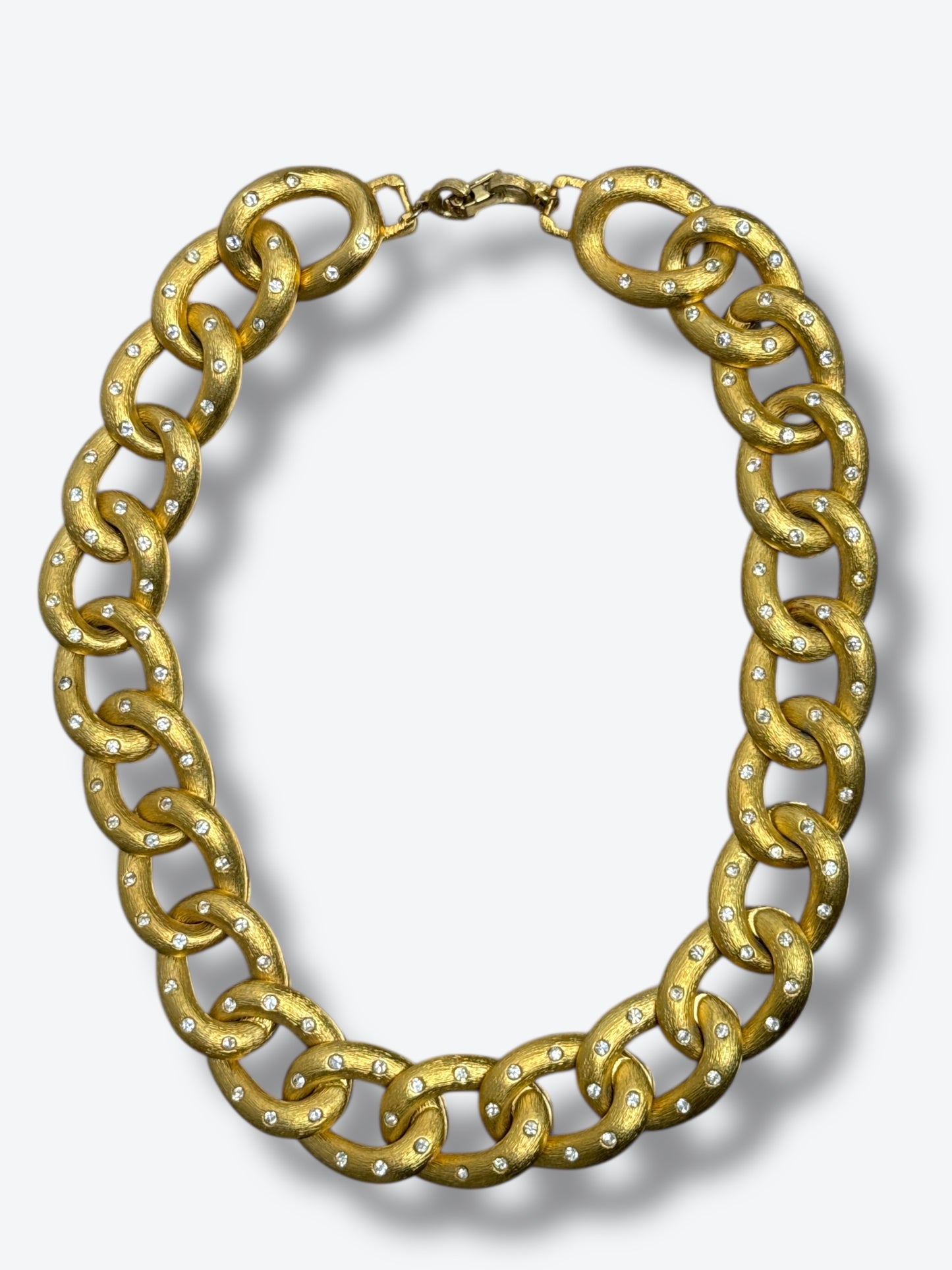 1980s “Croft” Bold Statement Chain Necklace