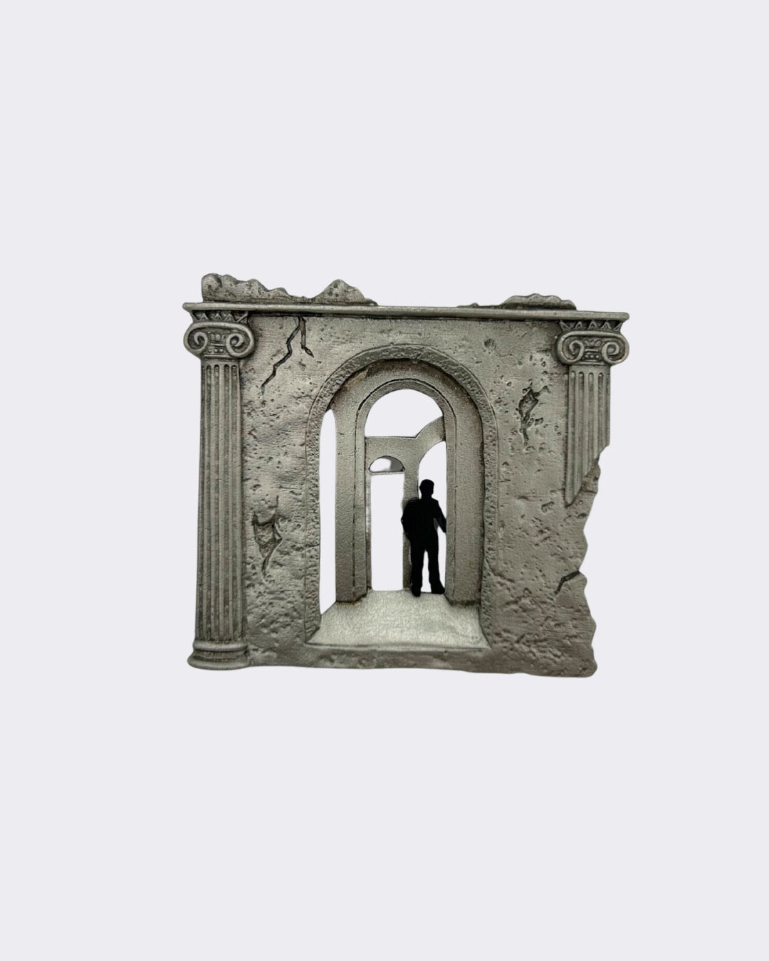 1980s - 1990s “Man Wandering” Post Modernist Brooch