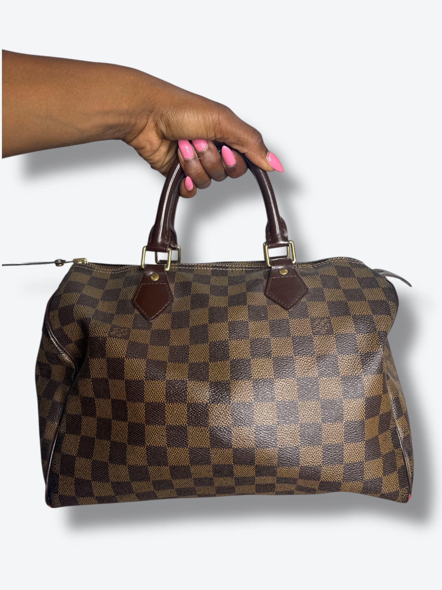 Y2K Louis Vuitton Speedy 30” Damier Ebene Canvas