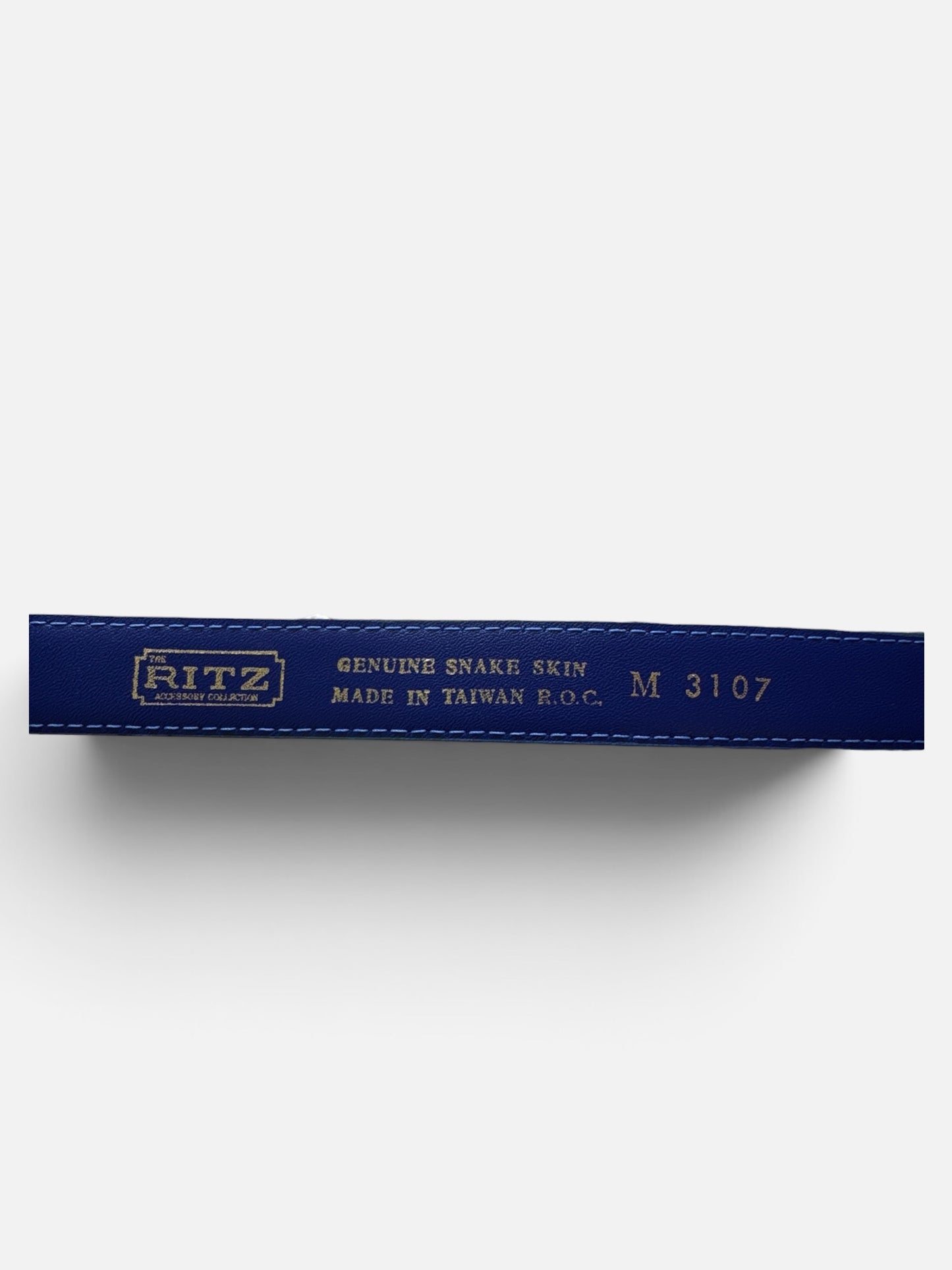 1980s “The Ritz” Snake Skin Belt