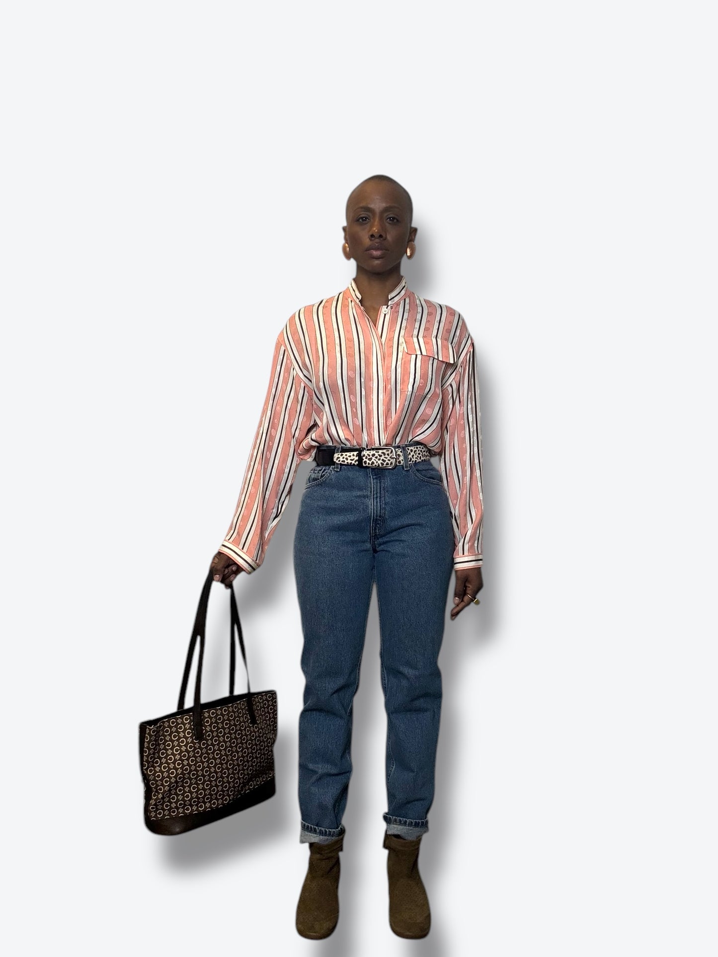 1980/90s Celine Fabric Tote