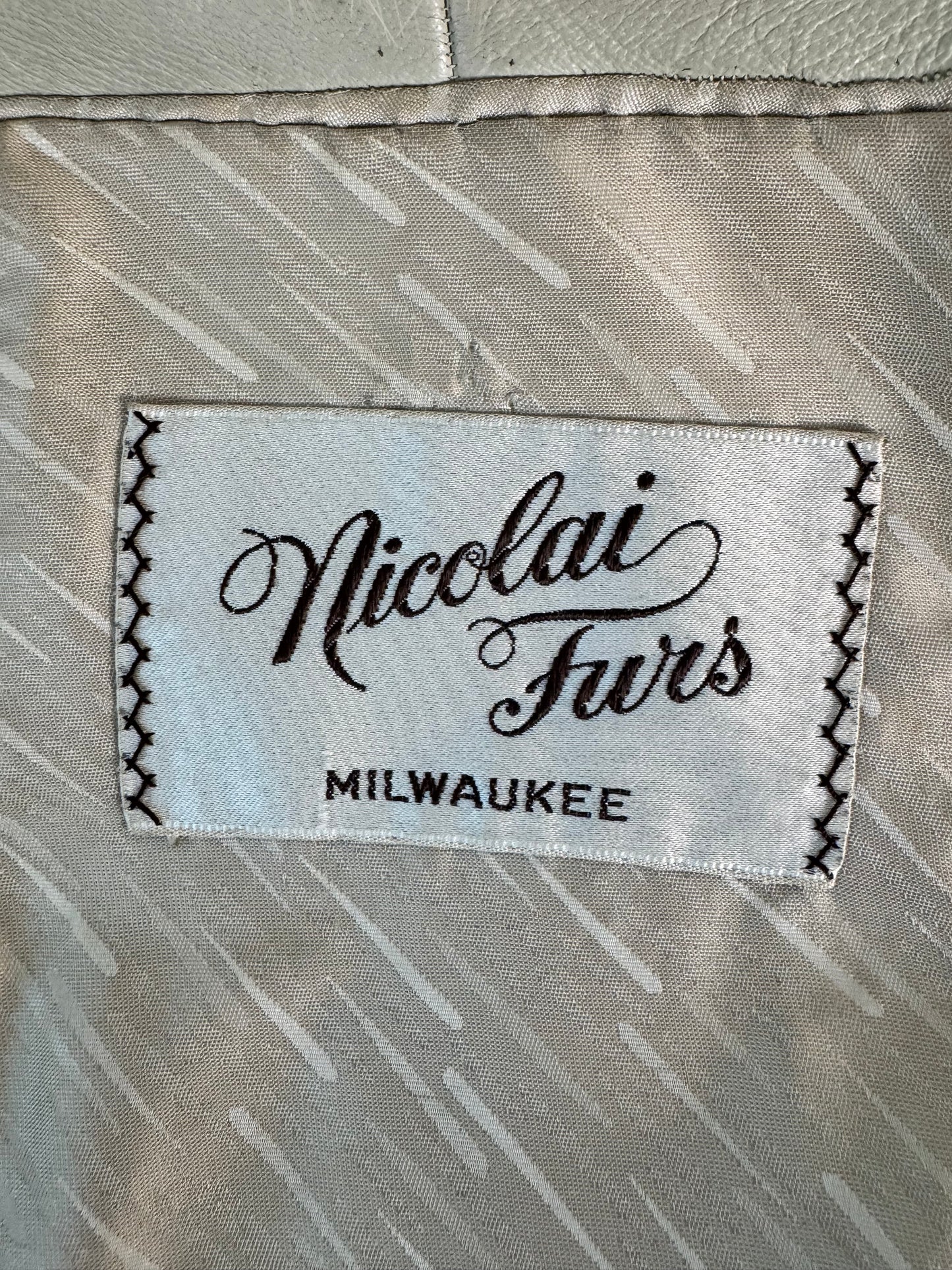 1960s Nicolai Furs Mink Turn-lock Coat