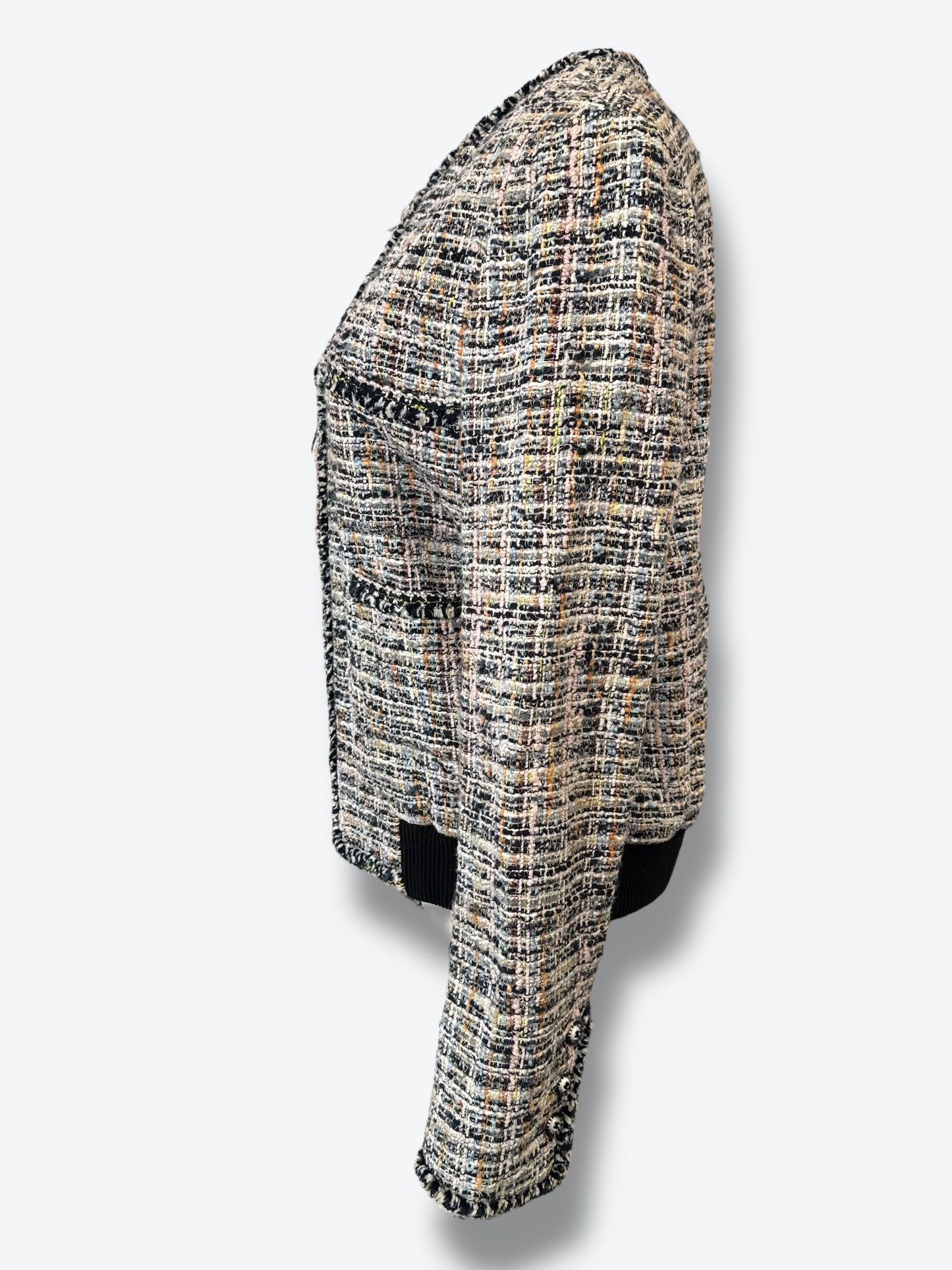 2021 Chanel Tweed Varsity Jkt