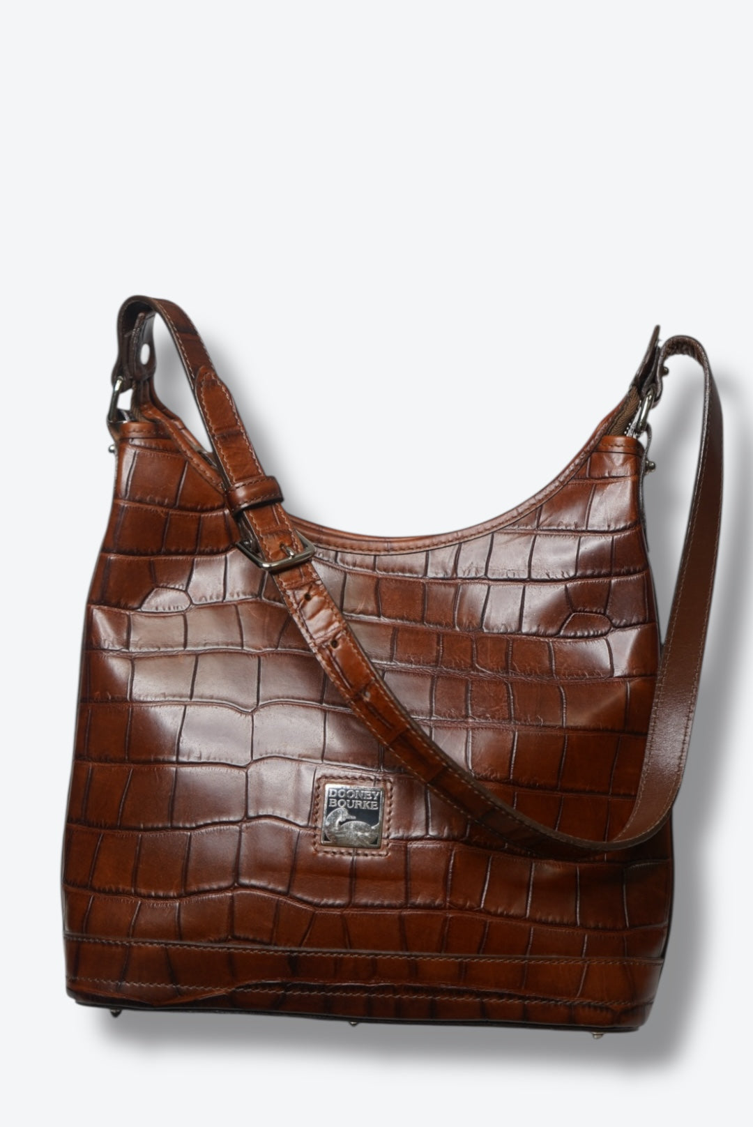 #93. Y2K Alto/Croco Dooney & Bourne Brown Embossed Collection