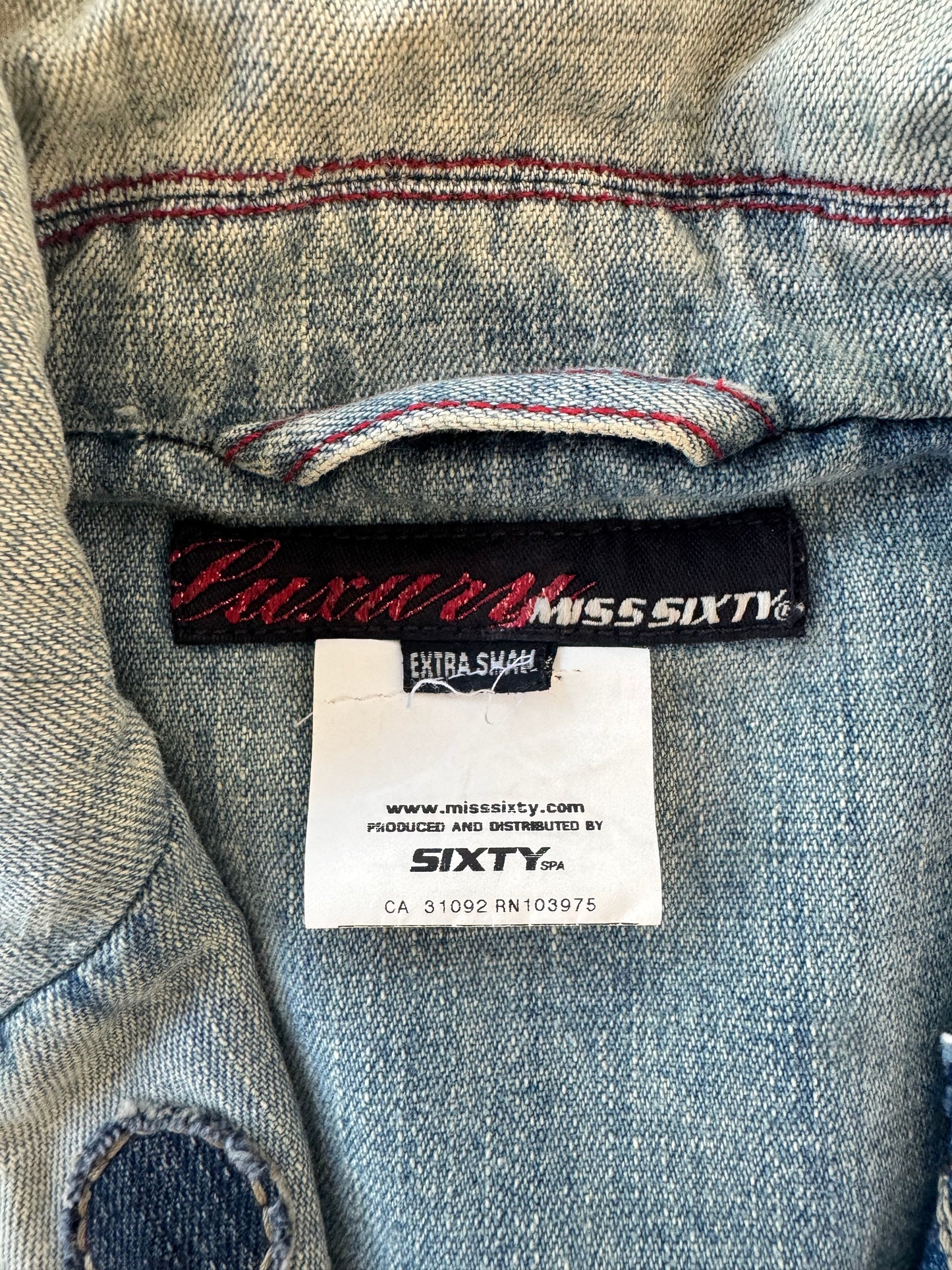 Miss Sixty Jacket Denim Appliqué Blazer