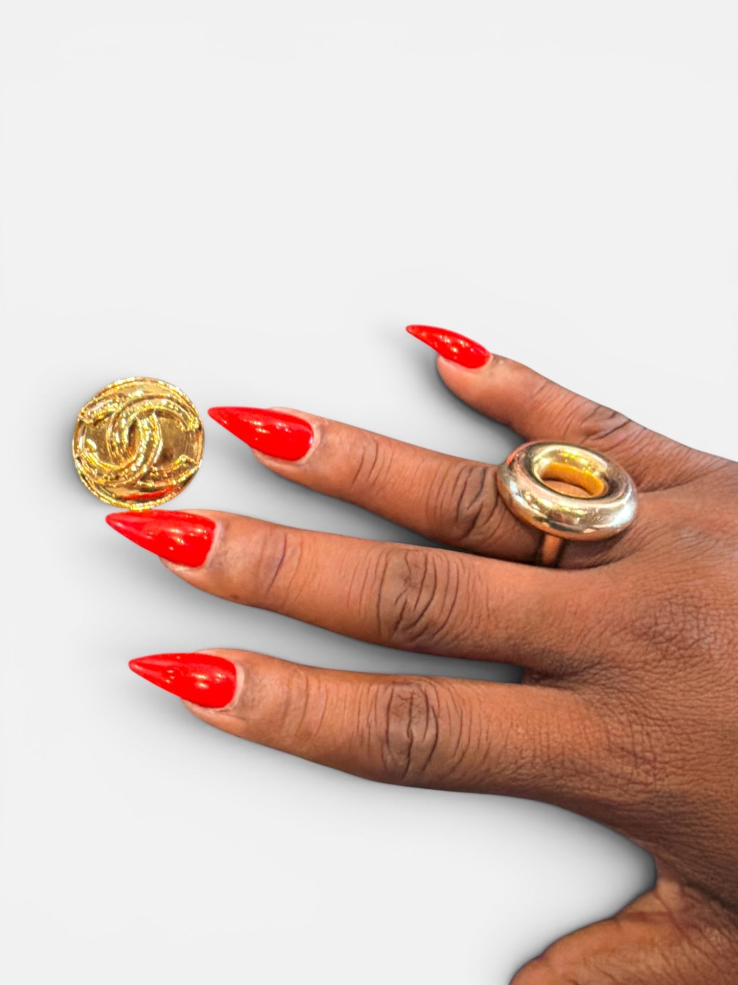 1980s/90s Chanel Button Pin