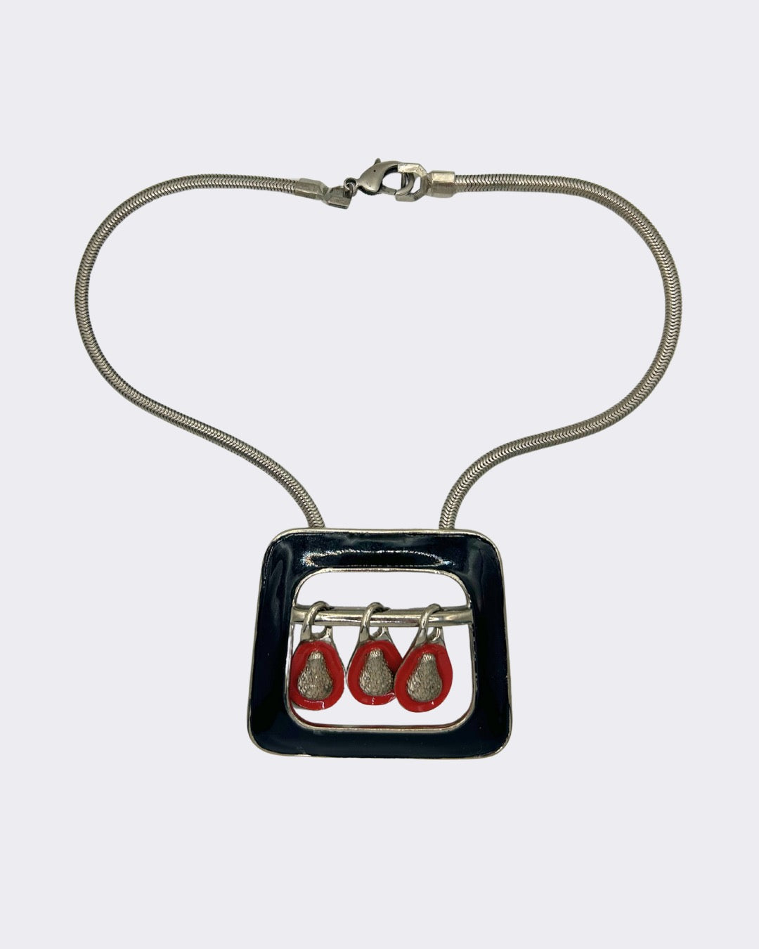 1960s Pierre Cardin Modern Brutalist Necklace (Signed)