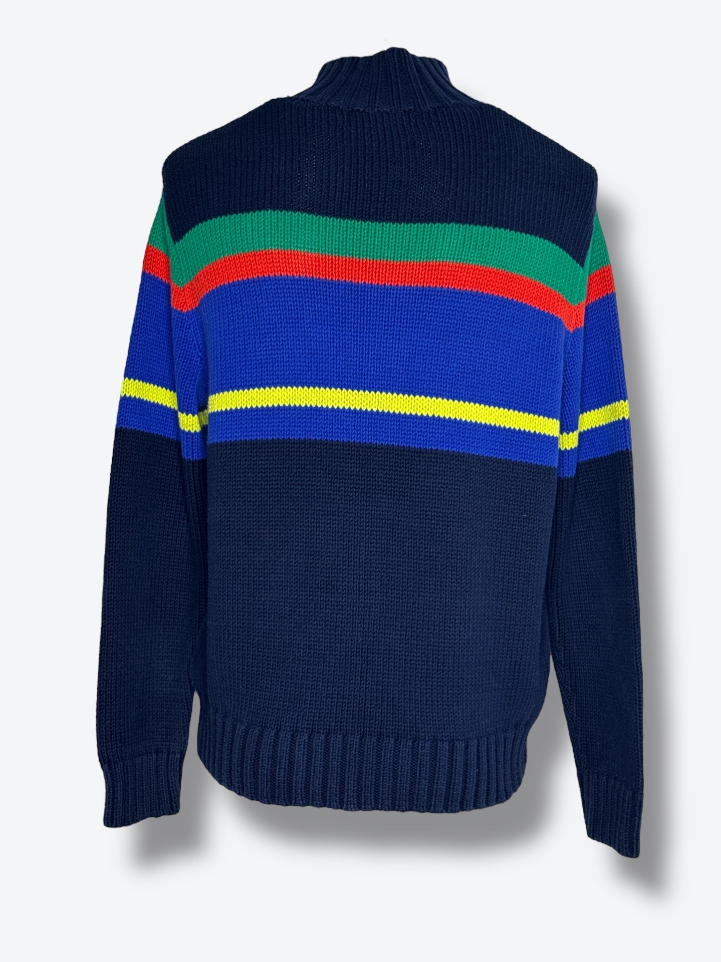 1987 Polo Ralph Lauren Quarter Button Pull Over Collegiate Sweater