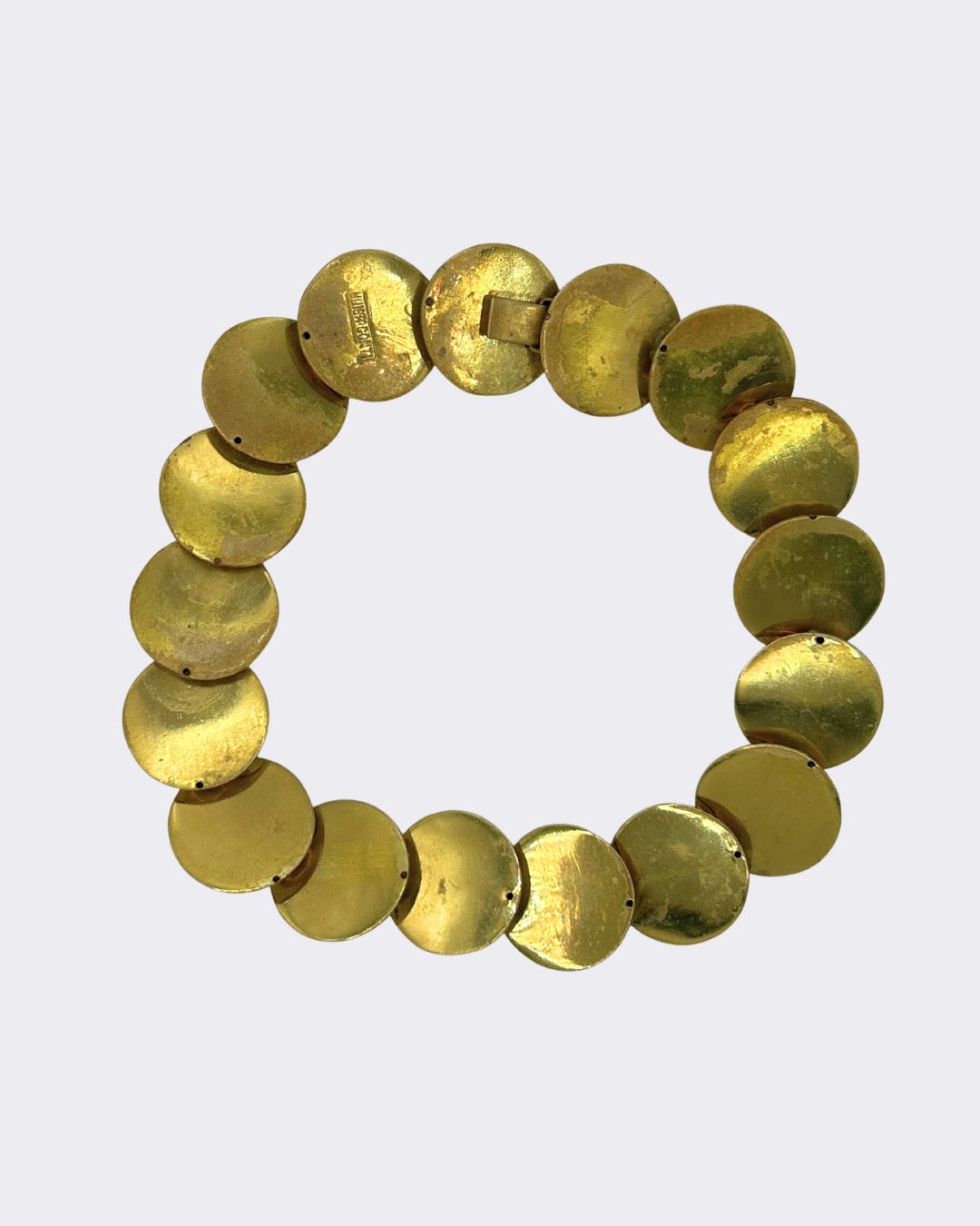 1980s Luisa Conti Retro Revival Medallion Necklace