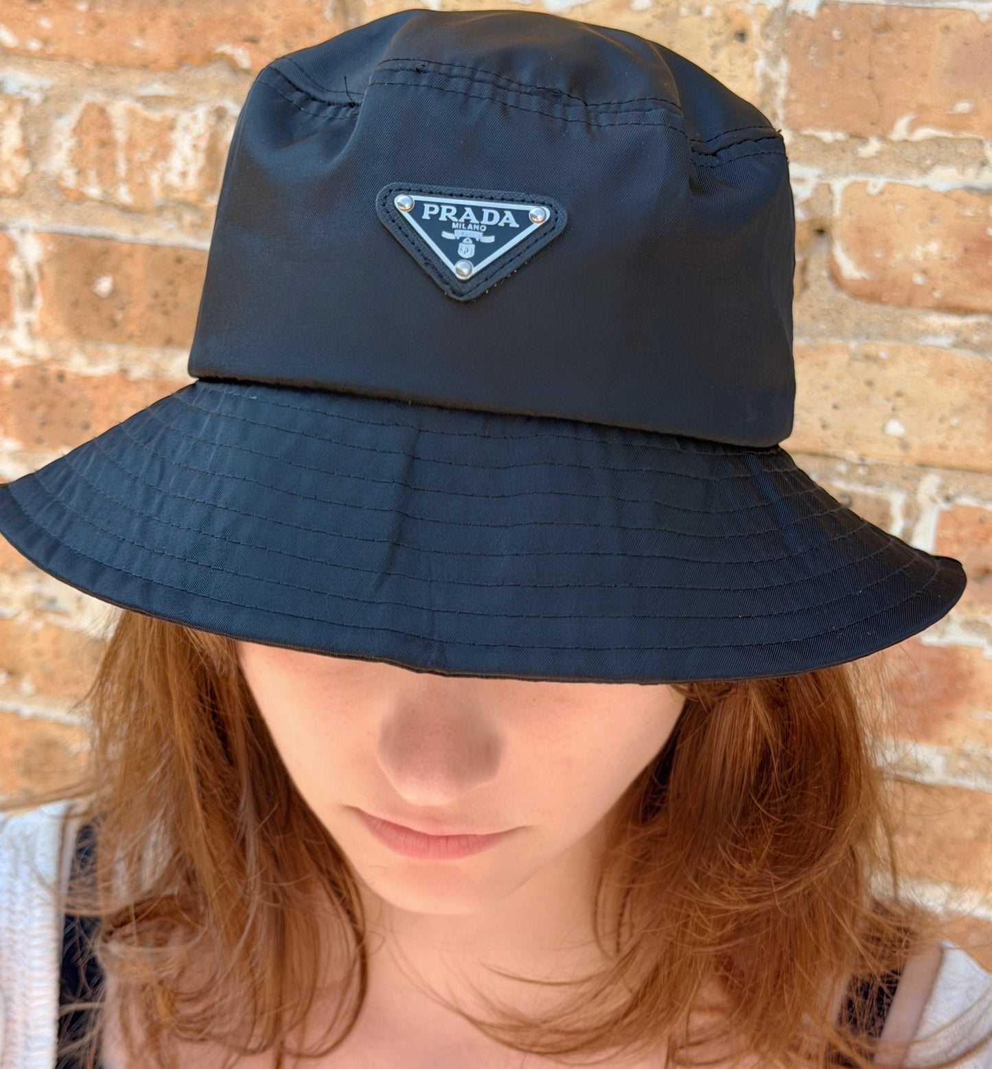 Y2K Prada Bucket Nylon Hat