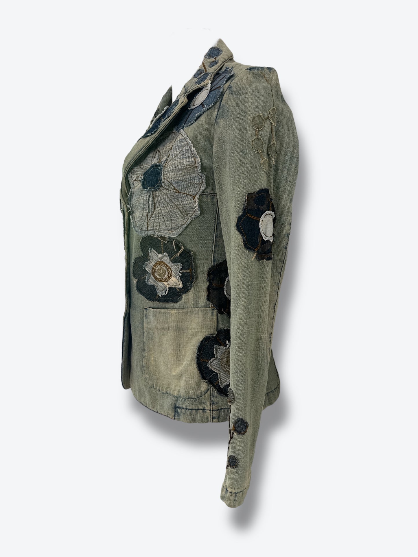 Miss Sixty Jacket Denim Appliqué Blazer