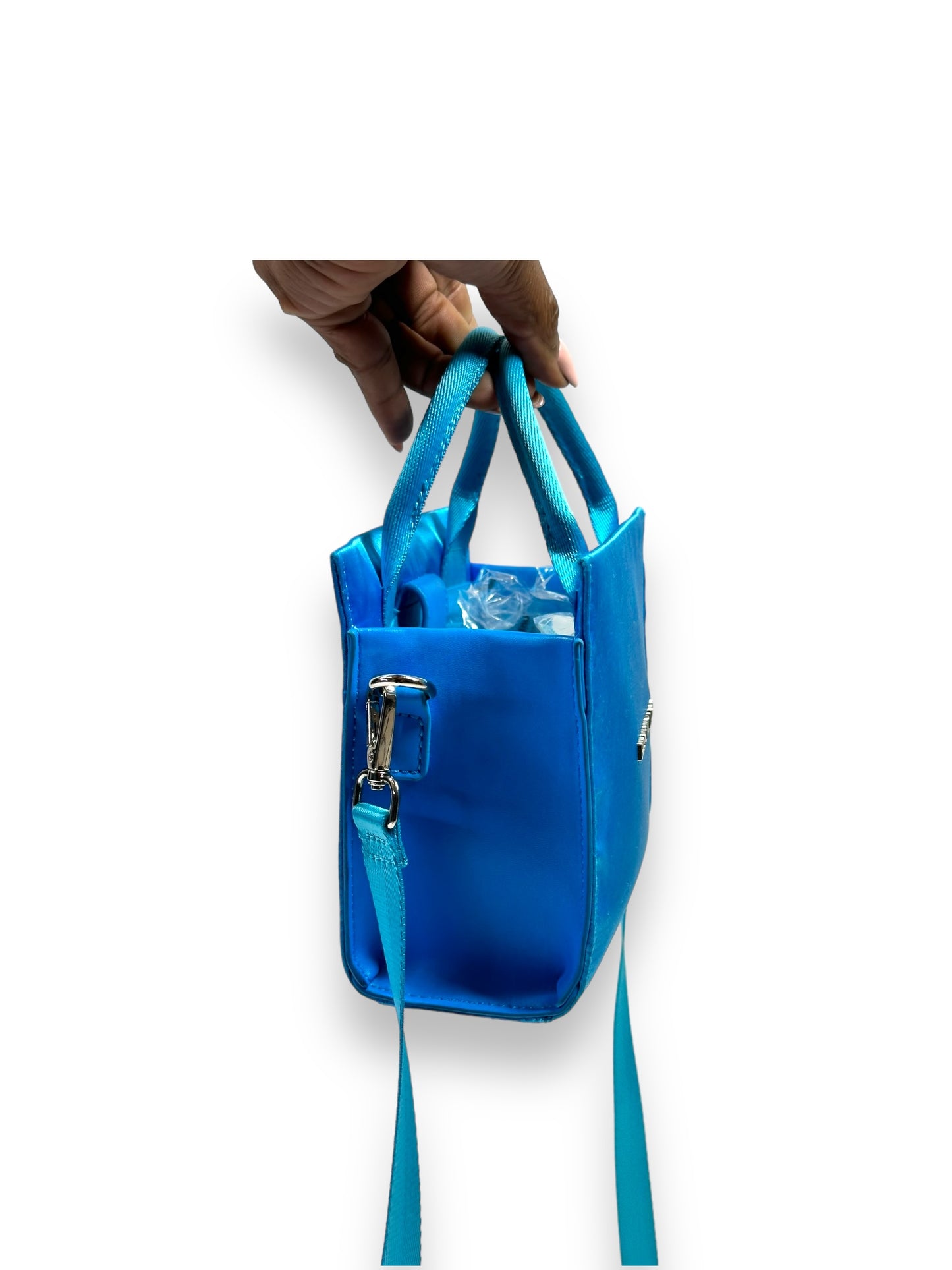 Trend: Brandon Blackwood “End Systematic Racism” Micro Bag (Blue)
