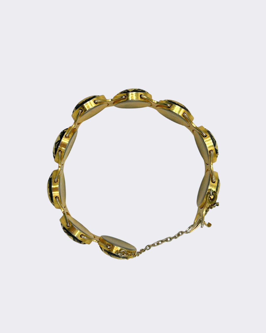 1970s Damascene Bracelet