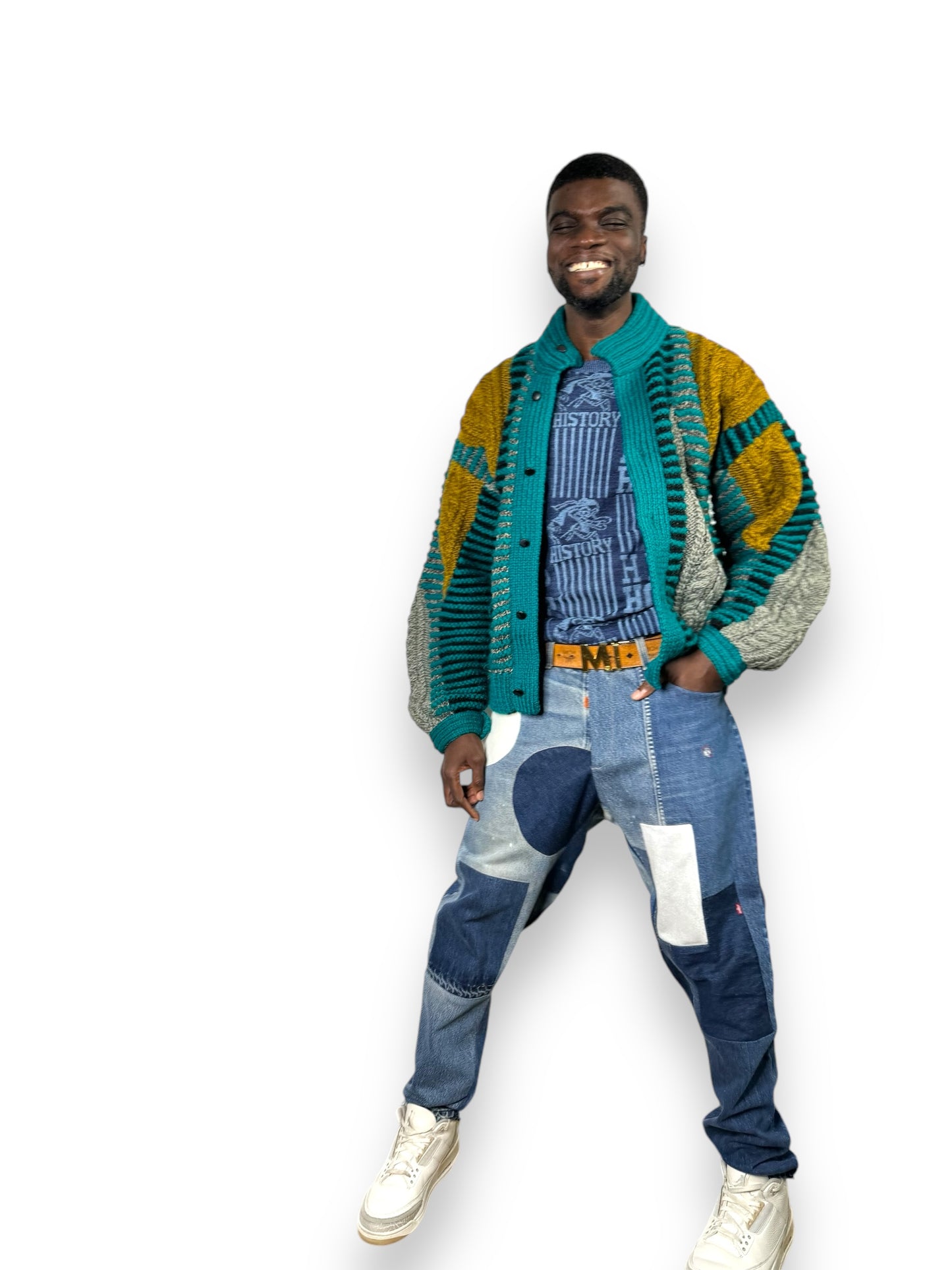 Vintage reworked patchwork Levi’s