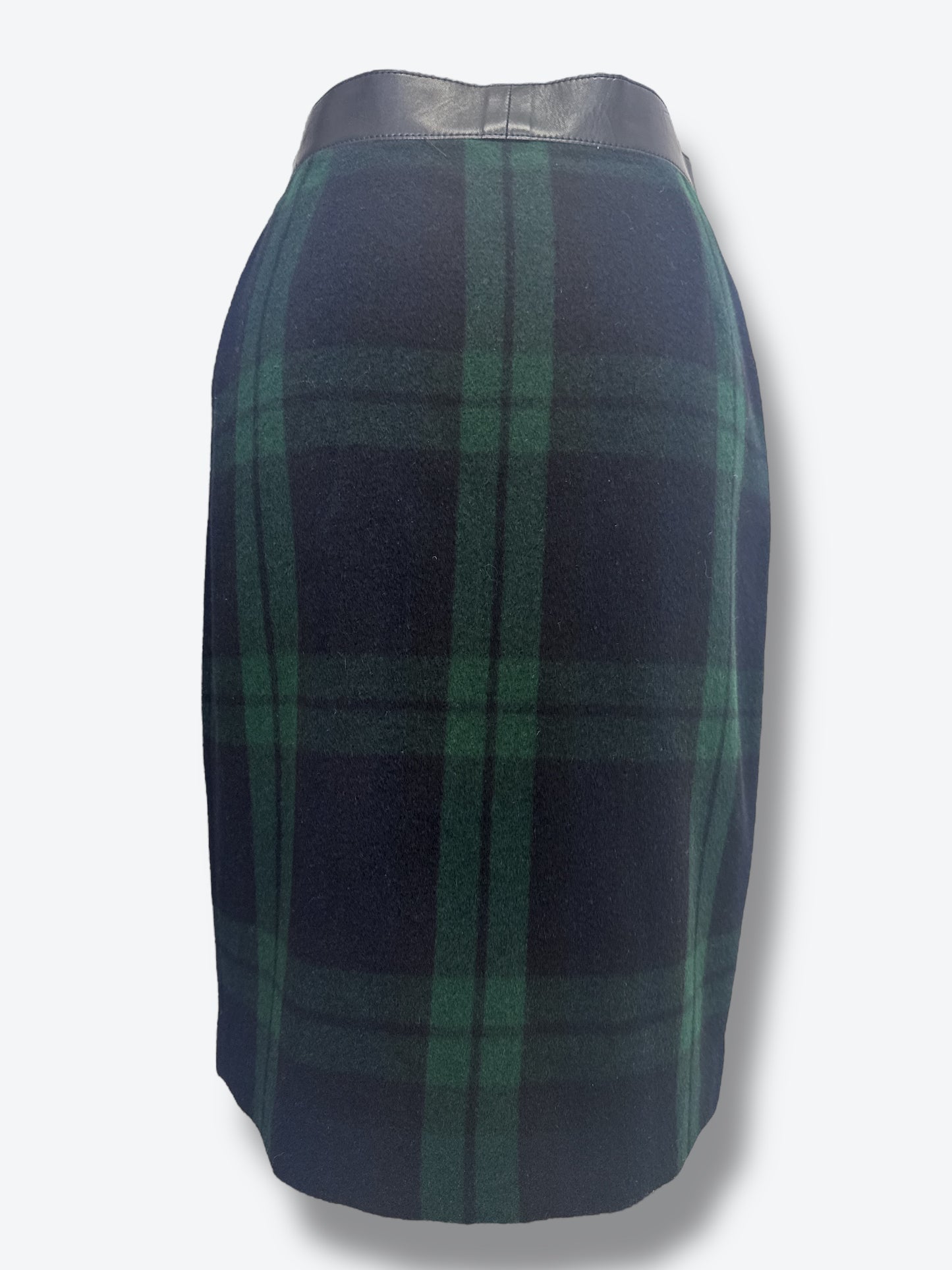 #15. Vintage Ralph Lauren Black Watch Tartan Wool Pencil Skirt (Black Label)