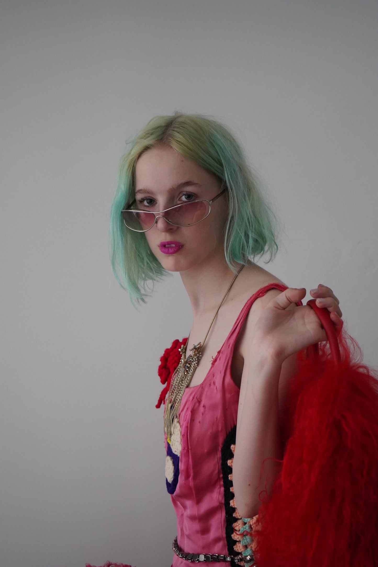 Y2K Chanel Pink Sunglasses (L1495403)