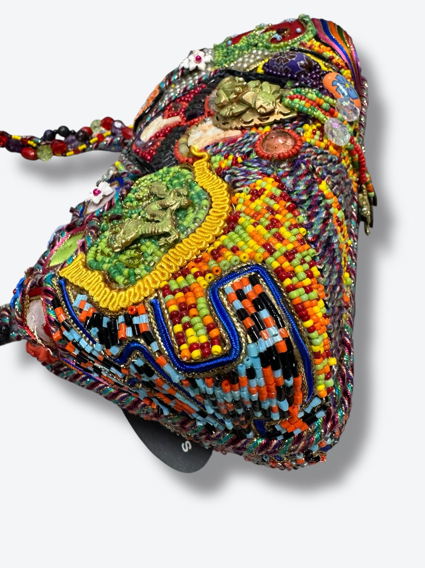Vintage Mary Frances Charm + Bead Shoulder Bag