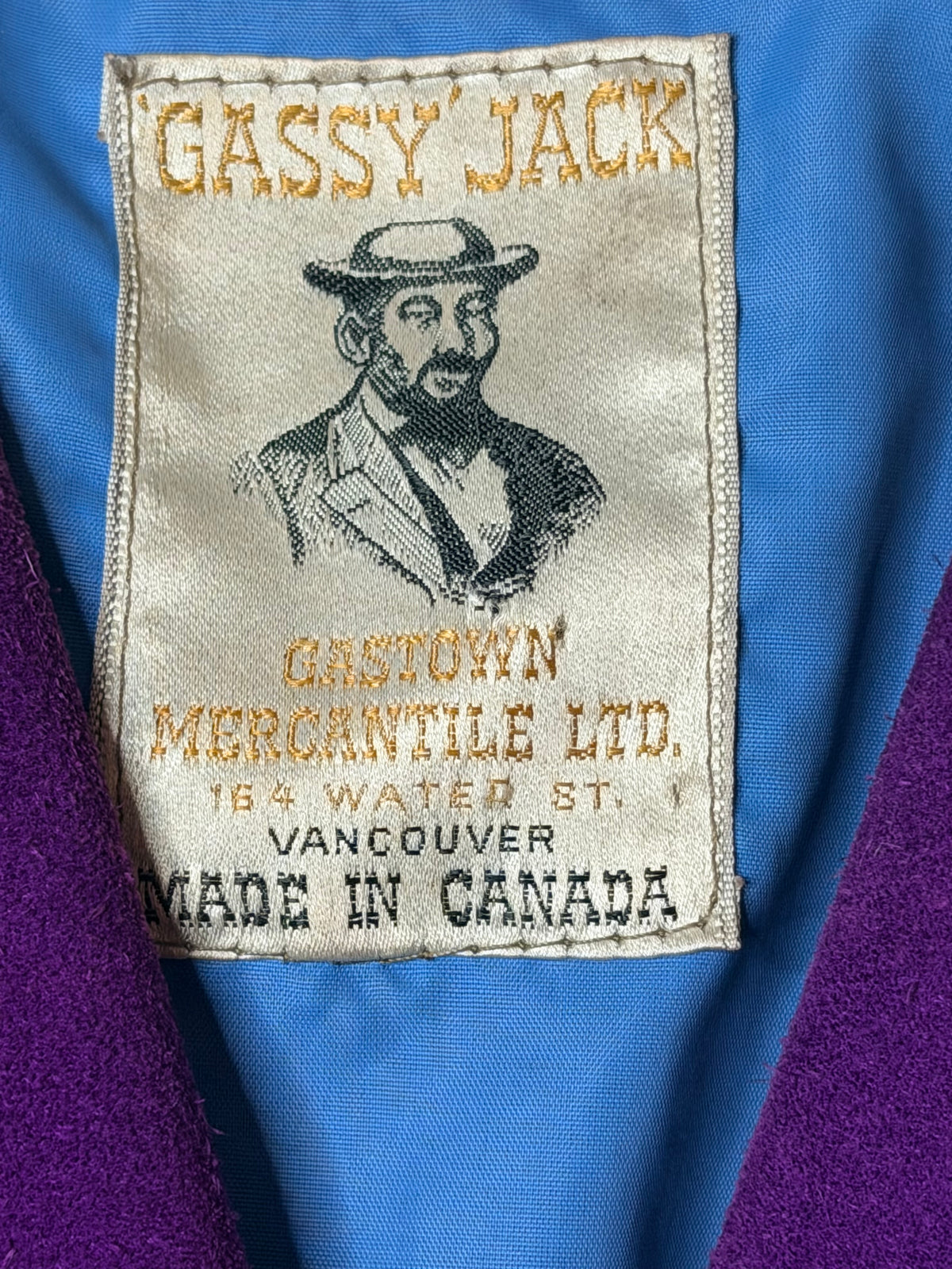 1970s Gassy Jack Purple Suede Blazer