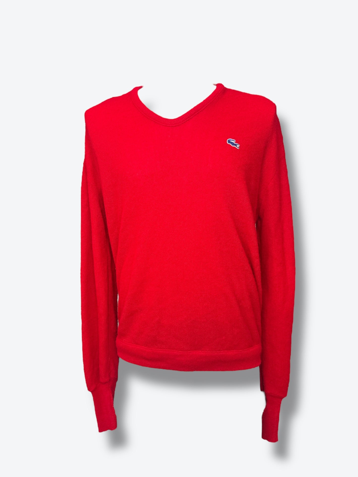 1960s/70s Lacoste Cherry Red Sweater