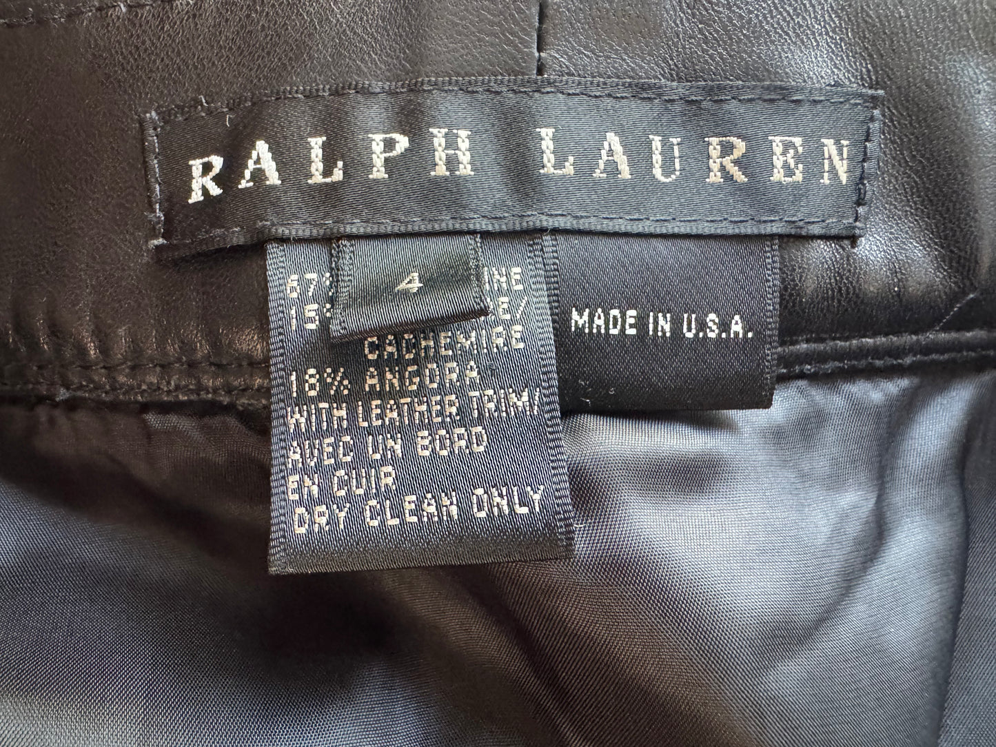 #15. Vintage Ralph Lauren Black Watch Tartan Wool Pencil Skirt (Black Label)