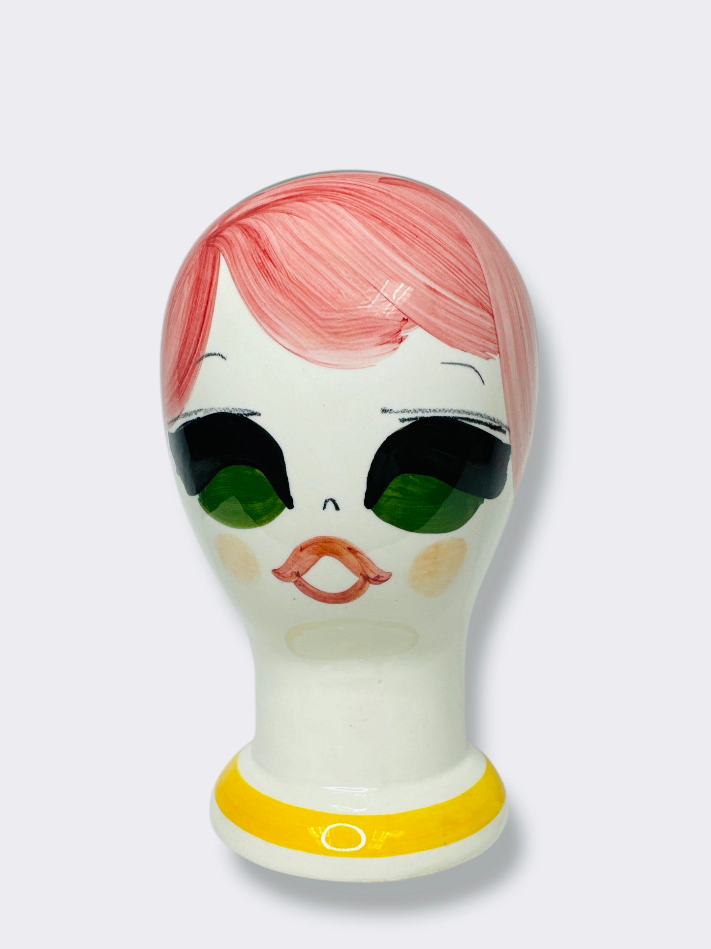 1960s/70s Signed Italian Blond Woman Collectable Head
