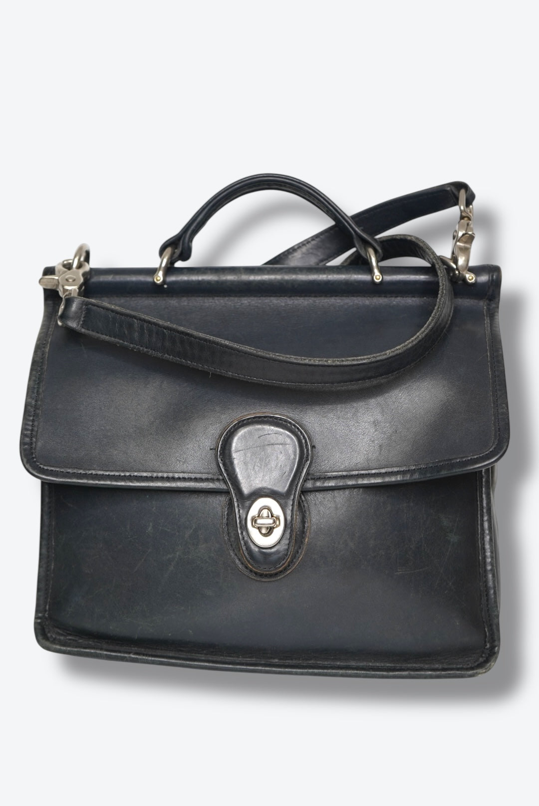 Y2K Coach Legacy “Willis Station Bag” - Sliver Hardware (A9P-9927)