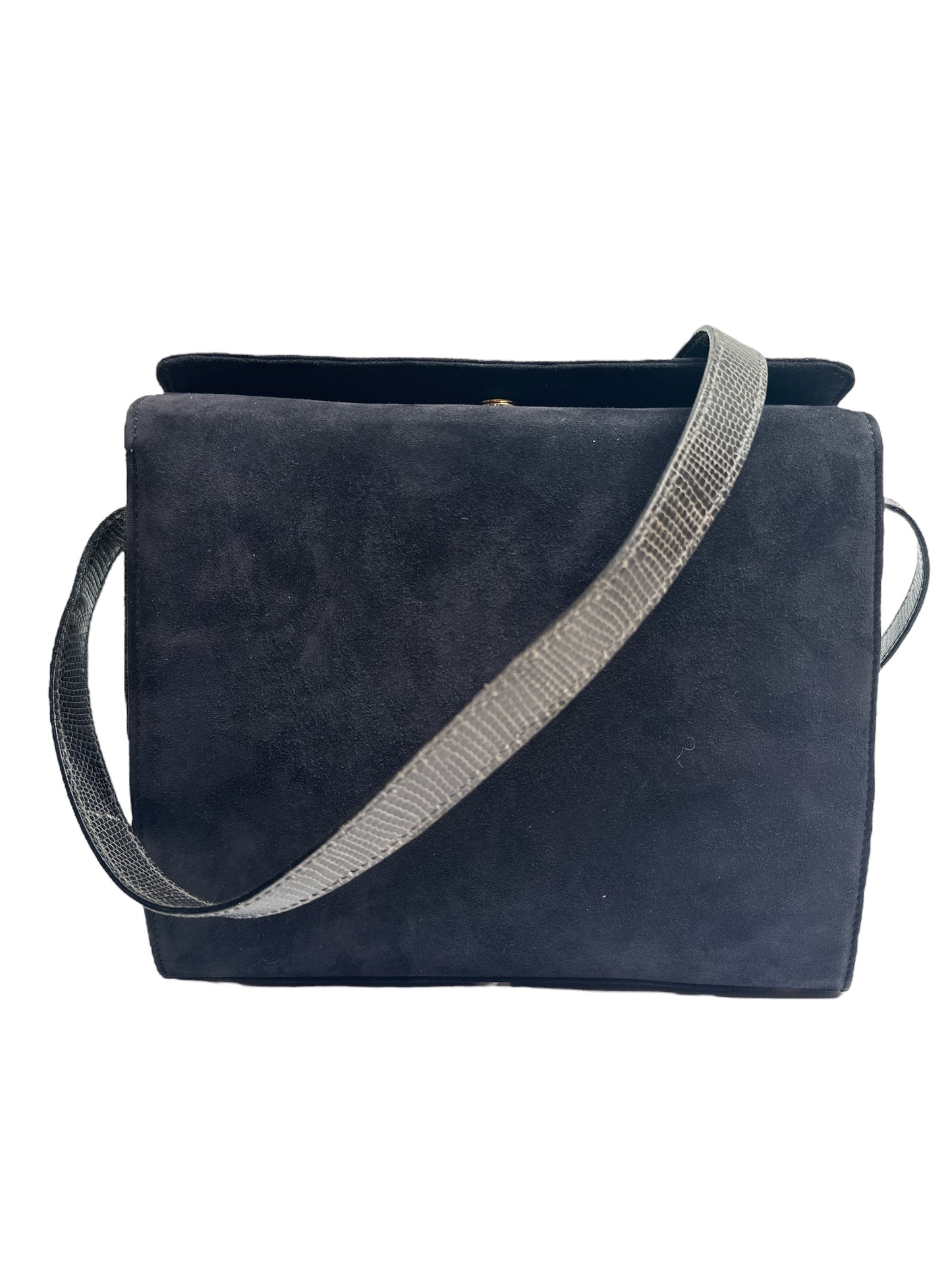 1980’s Escada Suede and Leather Shoulder Bag