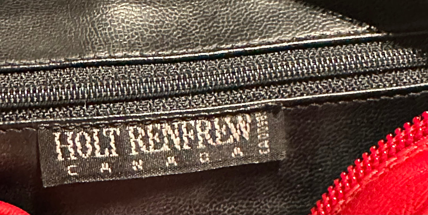 1980s • 1990s Holt Renfrew Canada Red Quilted + Chain Crossbody