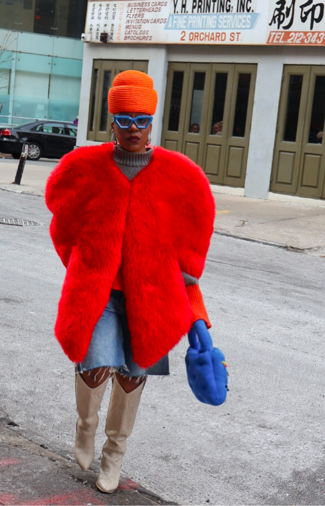 Trend: Faux Fur Heart Cape