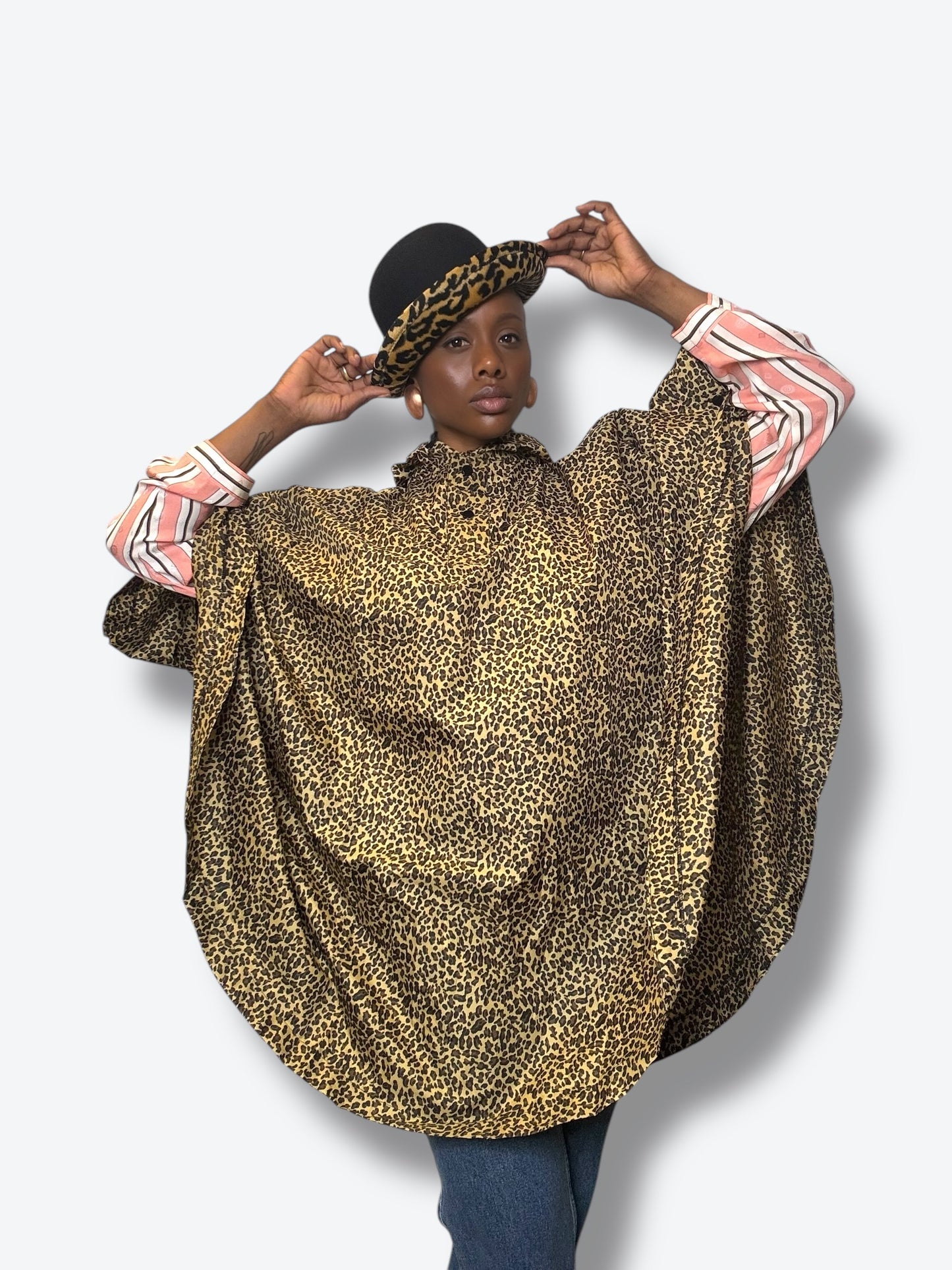 NWT Totes Cheetah Print Rain Poncho