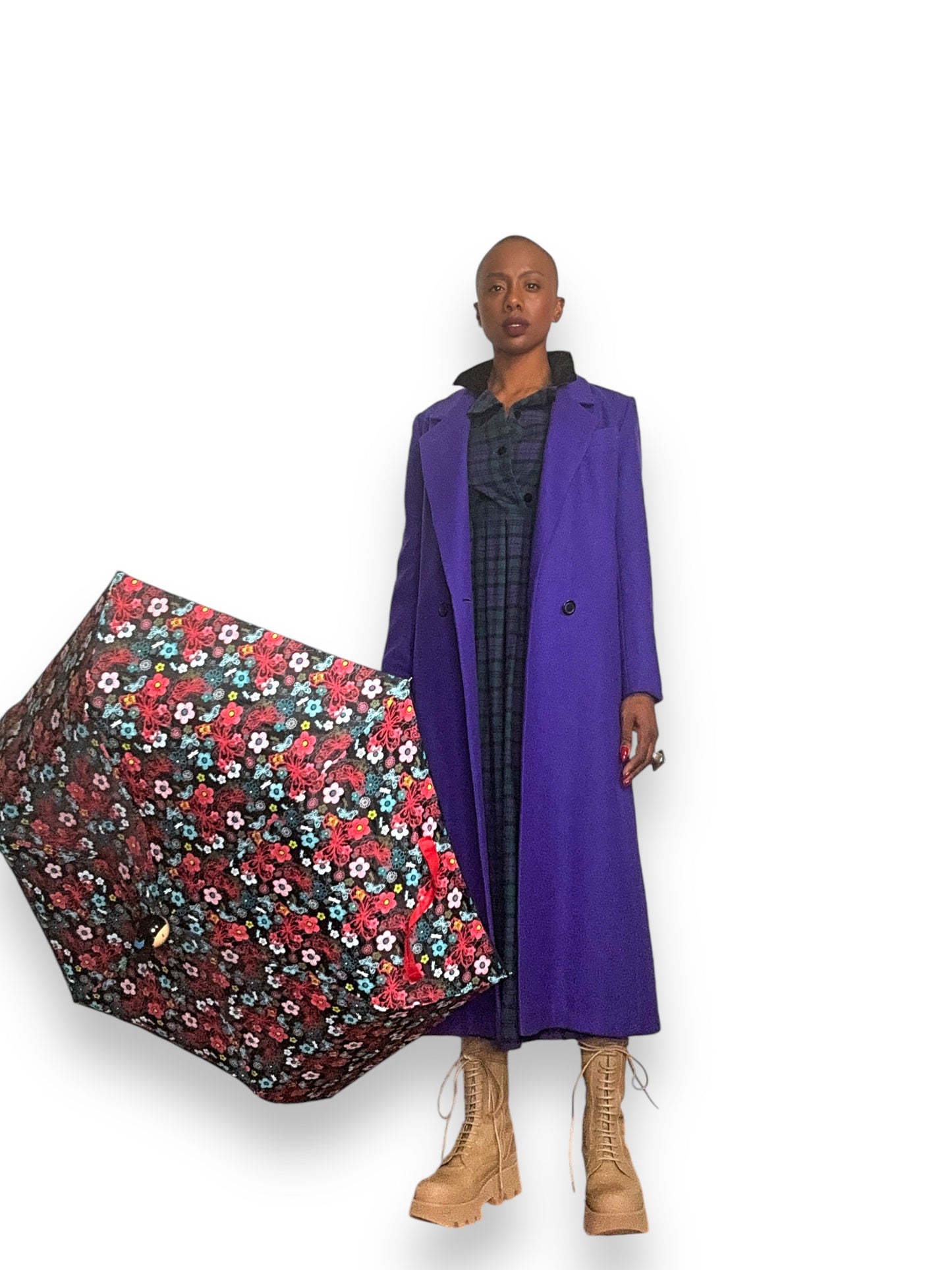 Y2K Floral + Character Umbrella