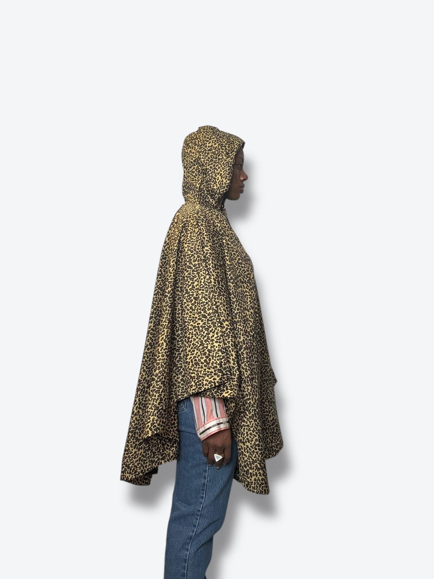 NWT Totes Cheetah Print Rain Poncho