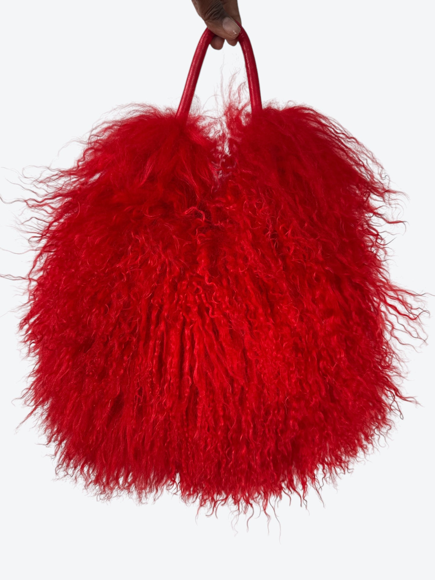 Trend: Mongolian Lamb Long Fur Handbag
