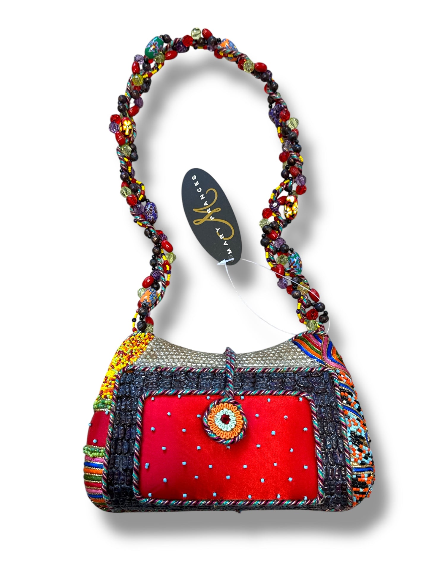 Vintage Mary Frances Charm + Bead Shoulder Bag