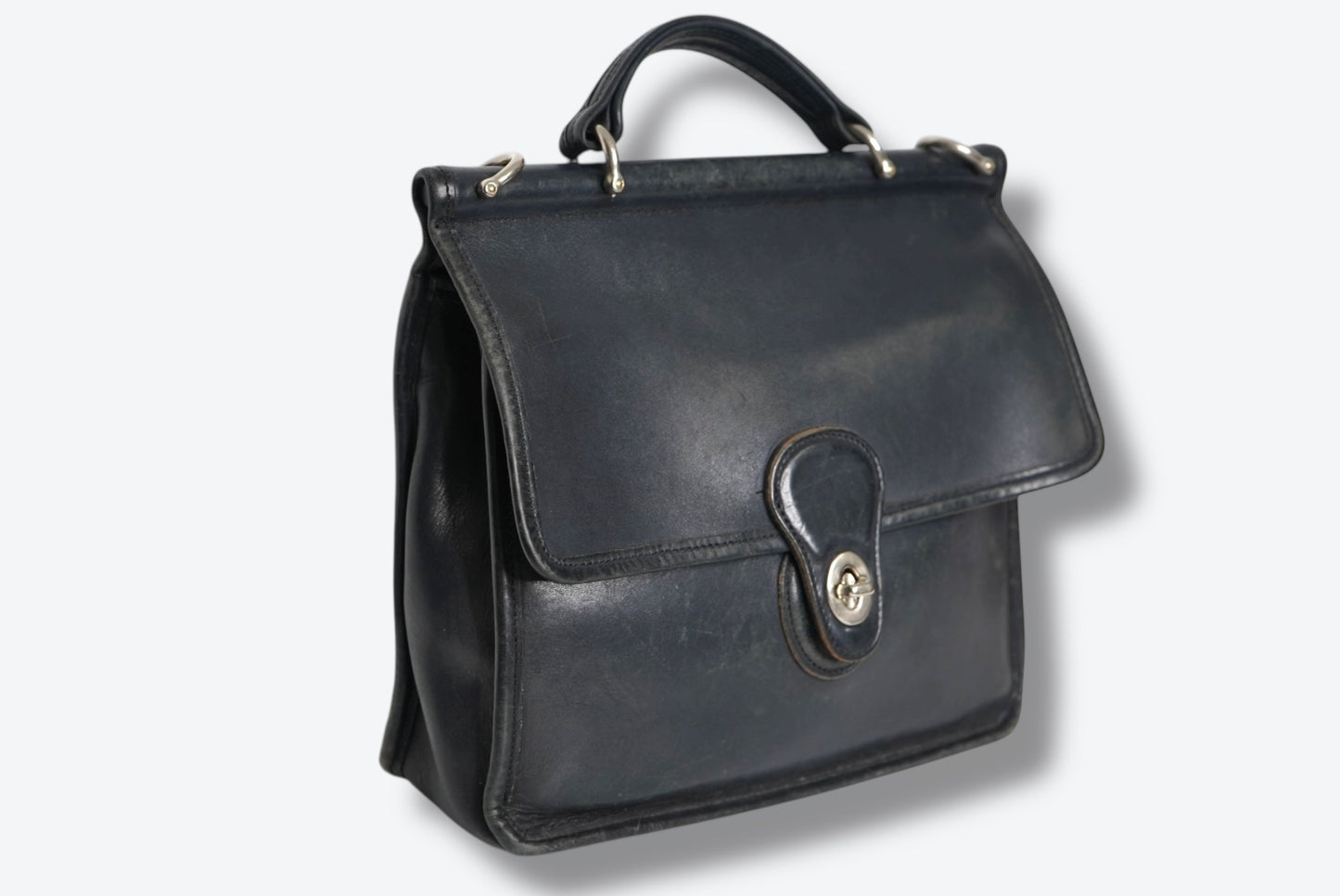 Y2K Coach Legacy “Willis Station Bag” - Sliver Hardware (A9P-9927)