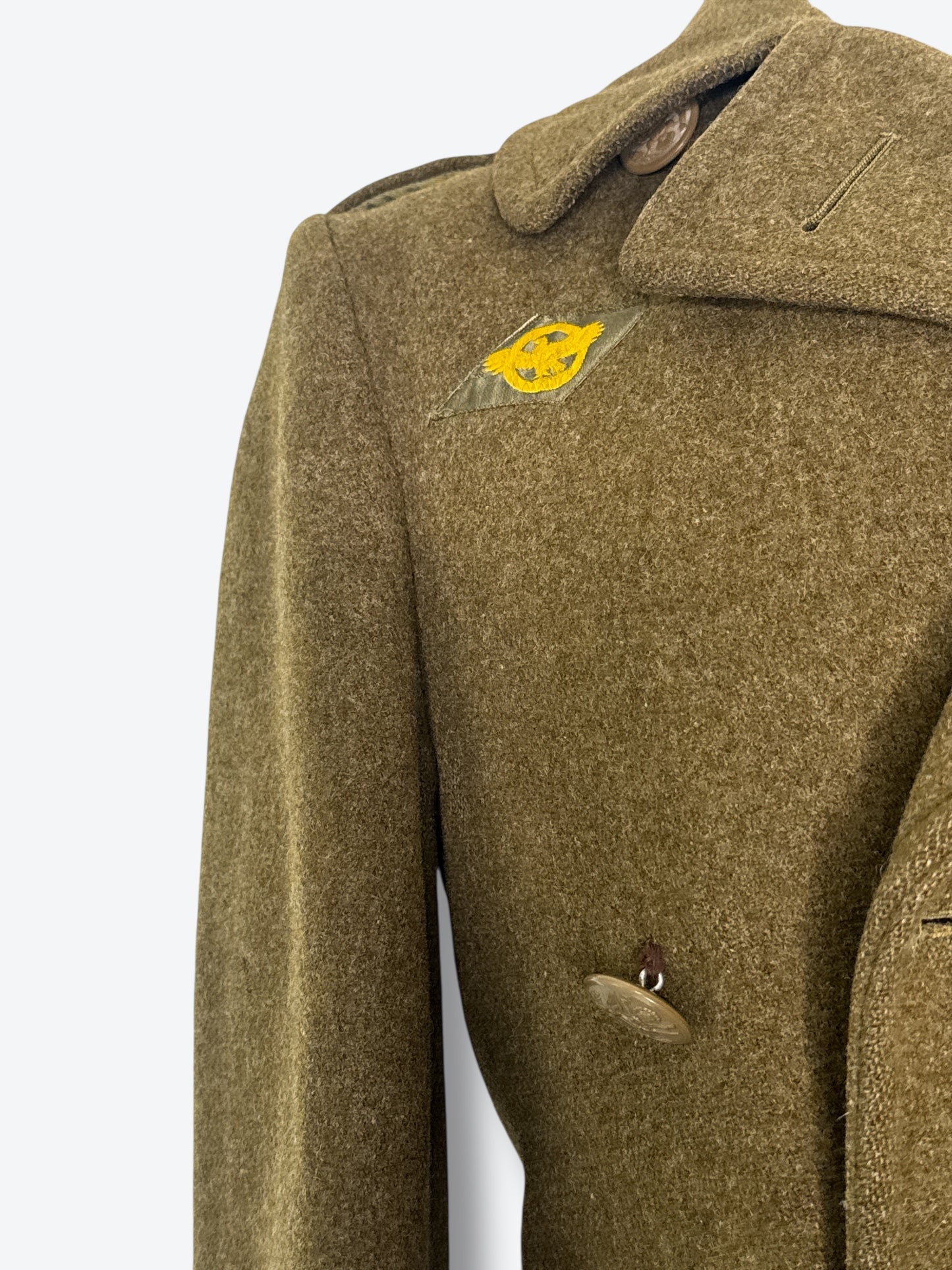 1950s WWII Wool Great Coat