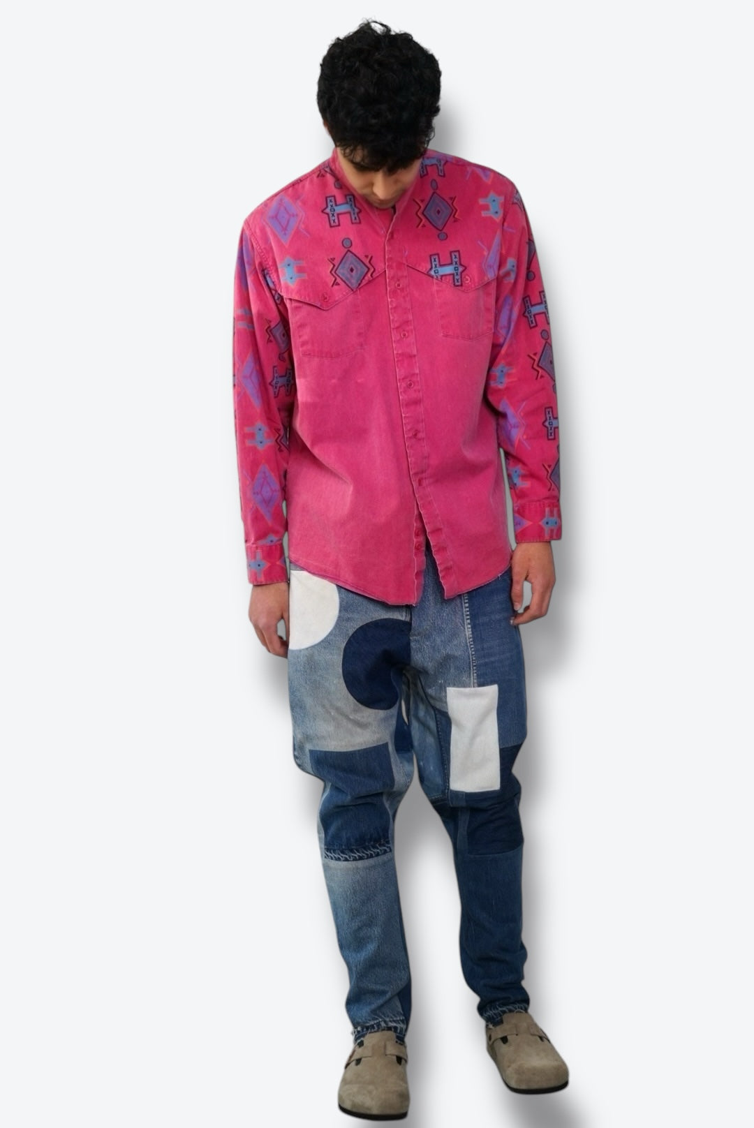 1980s Unisex Wrangler Denim Top