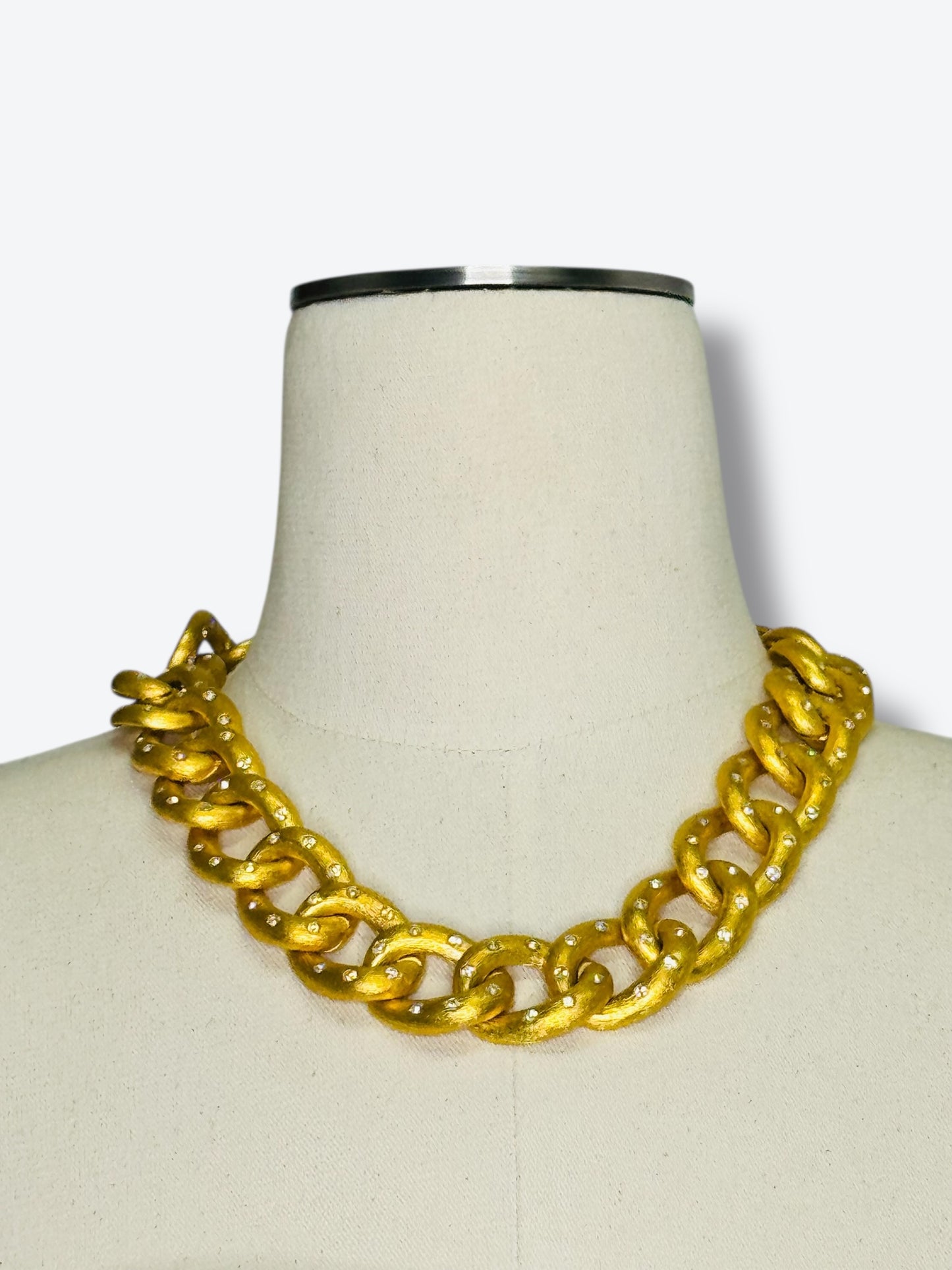 1980s “Croft” Bold Statement Chain Necklace