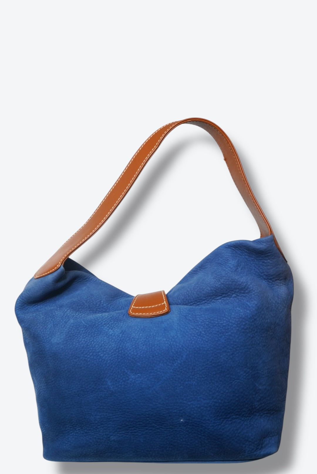 #90. Y2K Indigo Blue Dooney and Burke Slouch Hobo Bag