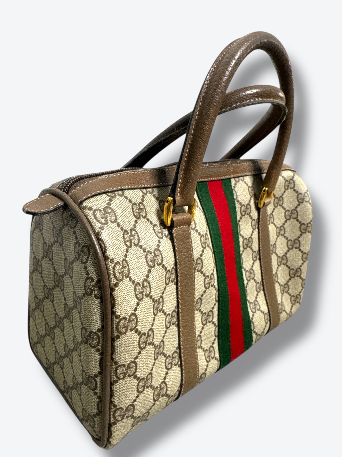 1970s Gucci Boston Bag (As Is - flaking in the interior)