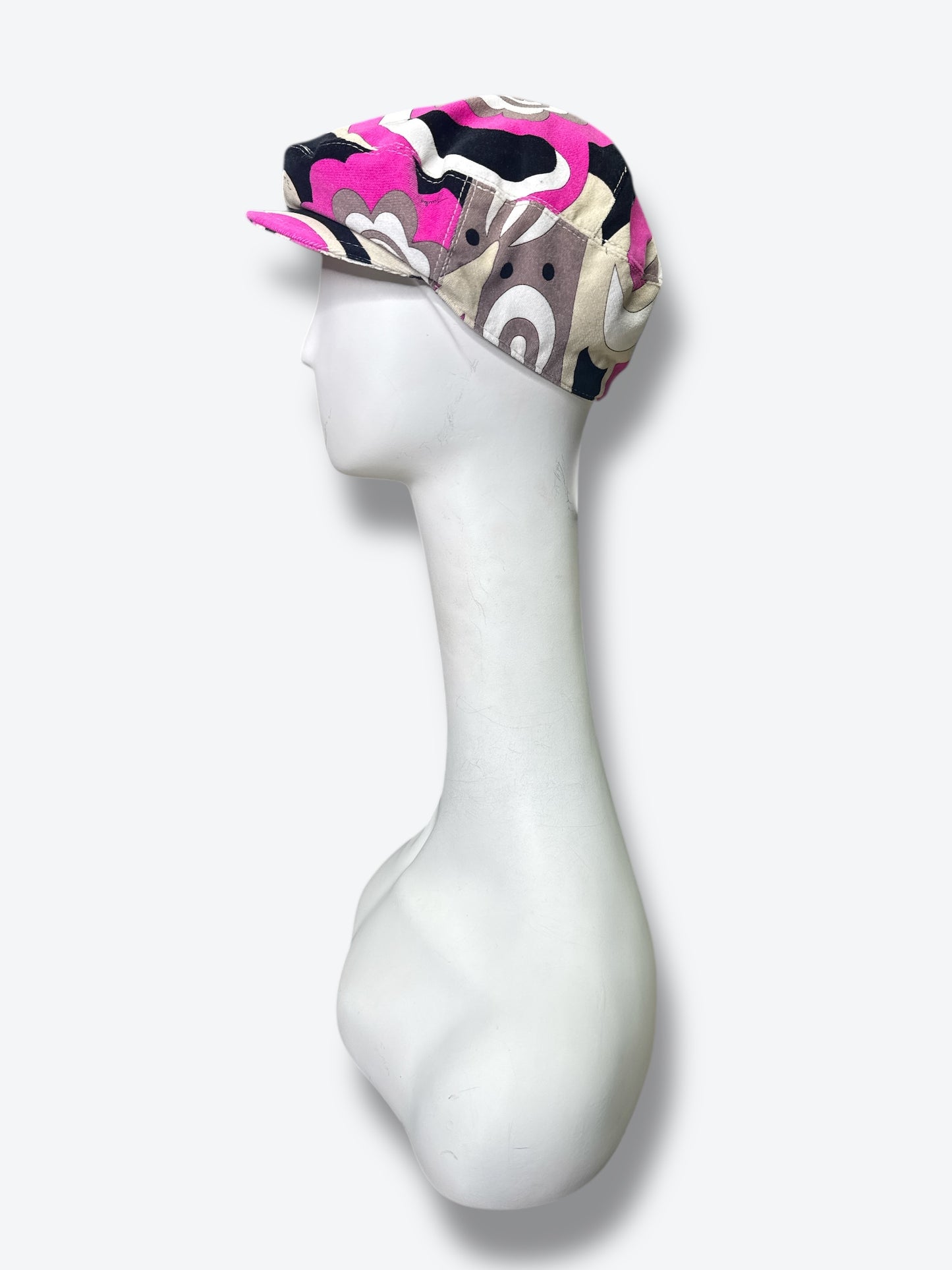 5C. 1970s Emilo Pucci Mod Newsboy Cap