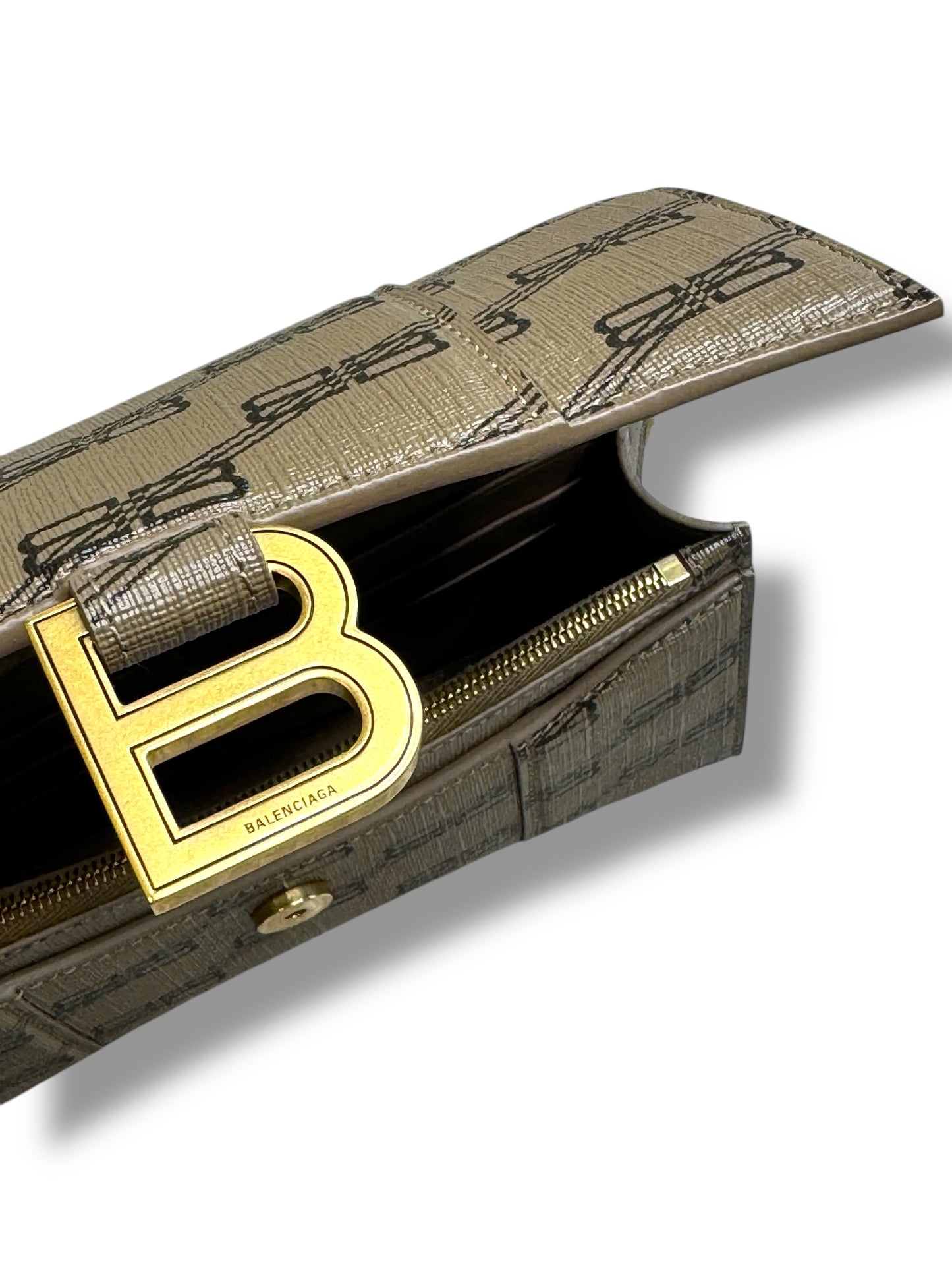 Balenciaga Hourglass Wallet On a Chain
